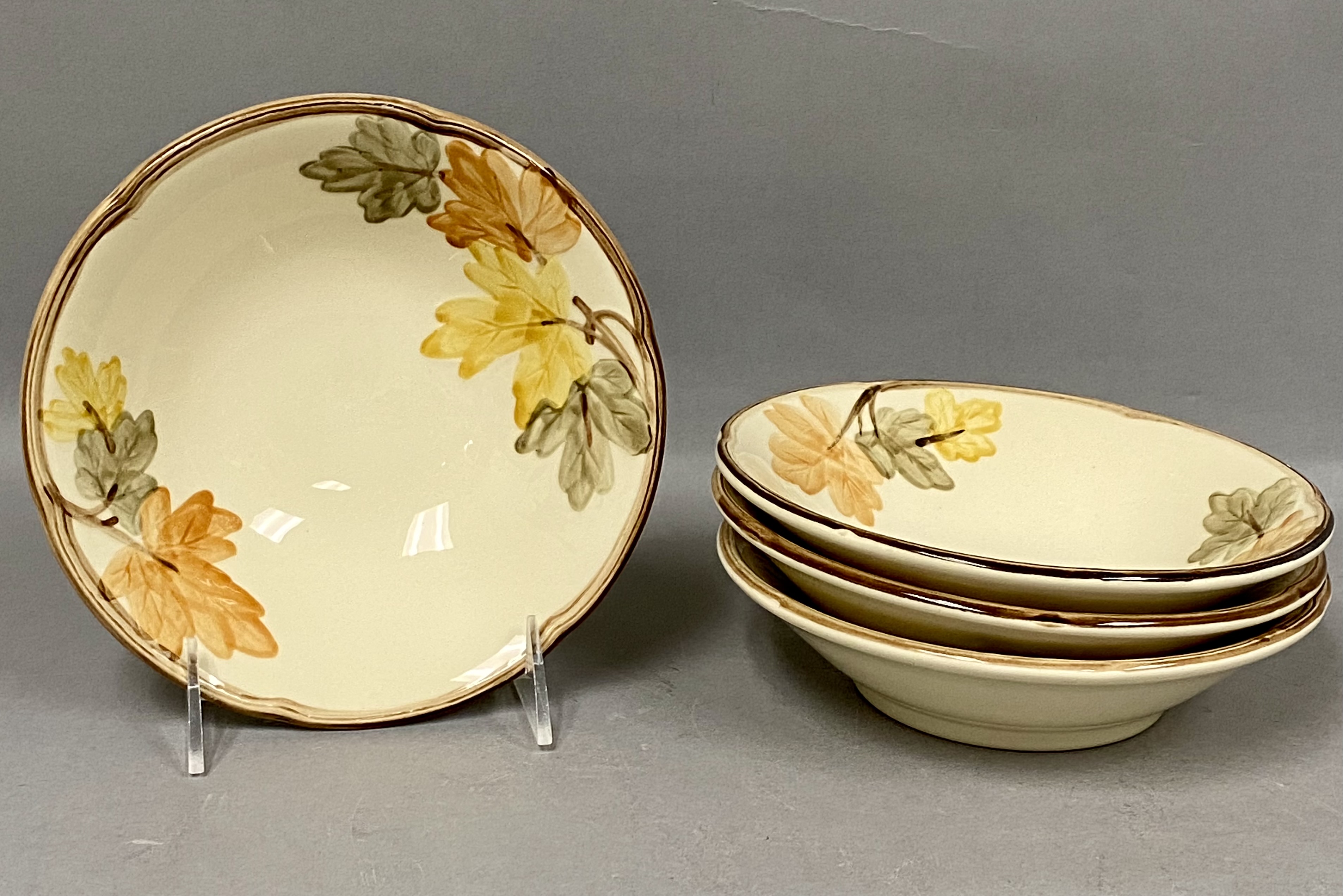 Franciscan October Earthenware Soup Bowls