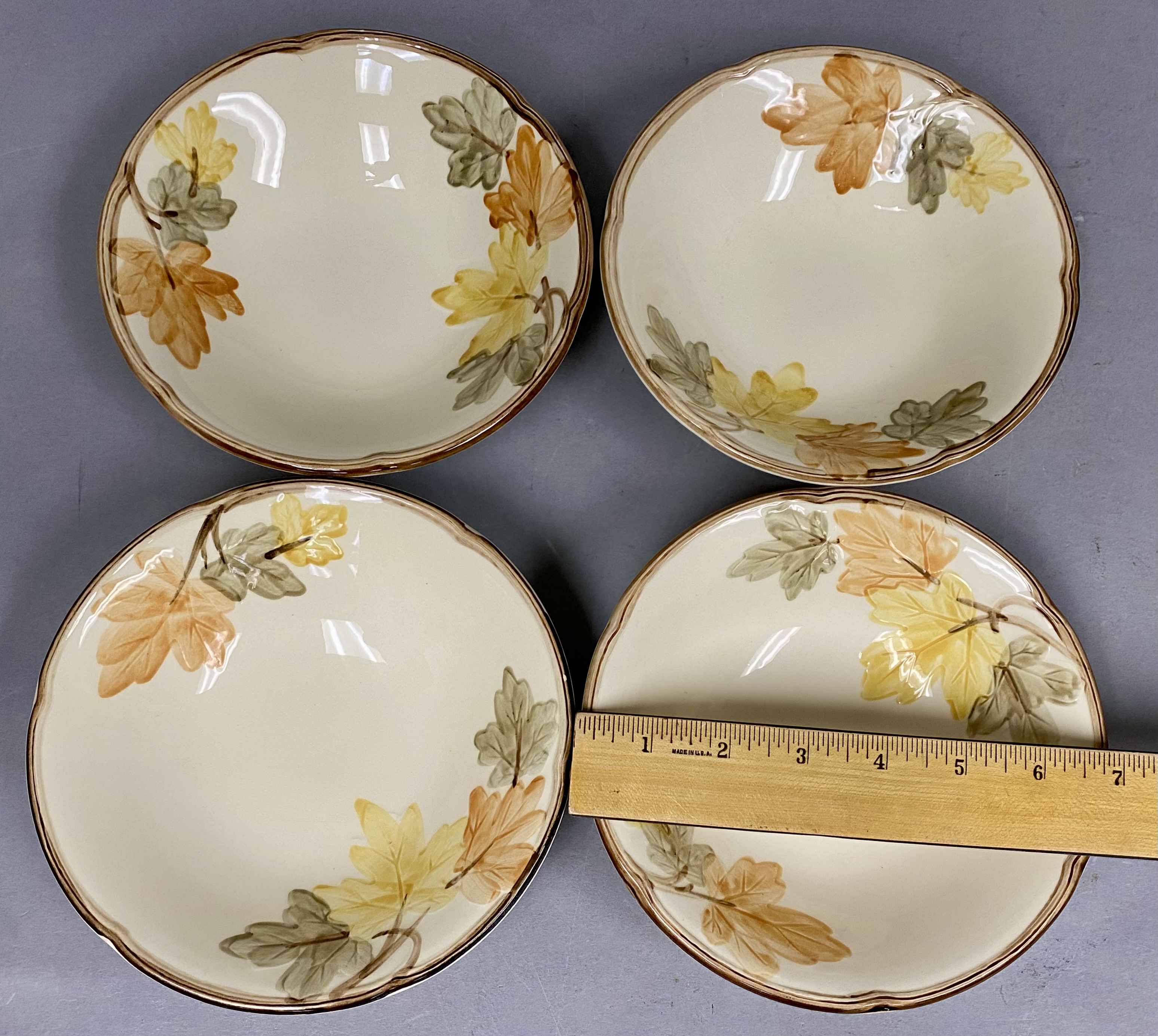 Franciscan October Earthenware Soup Bowls