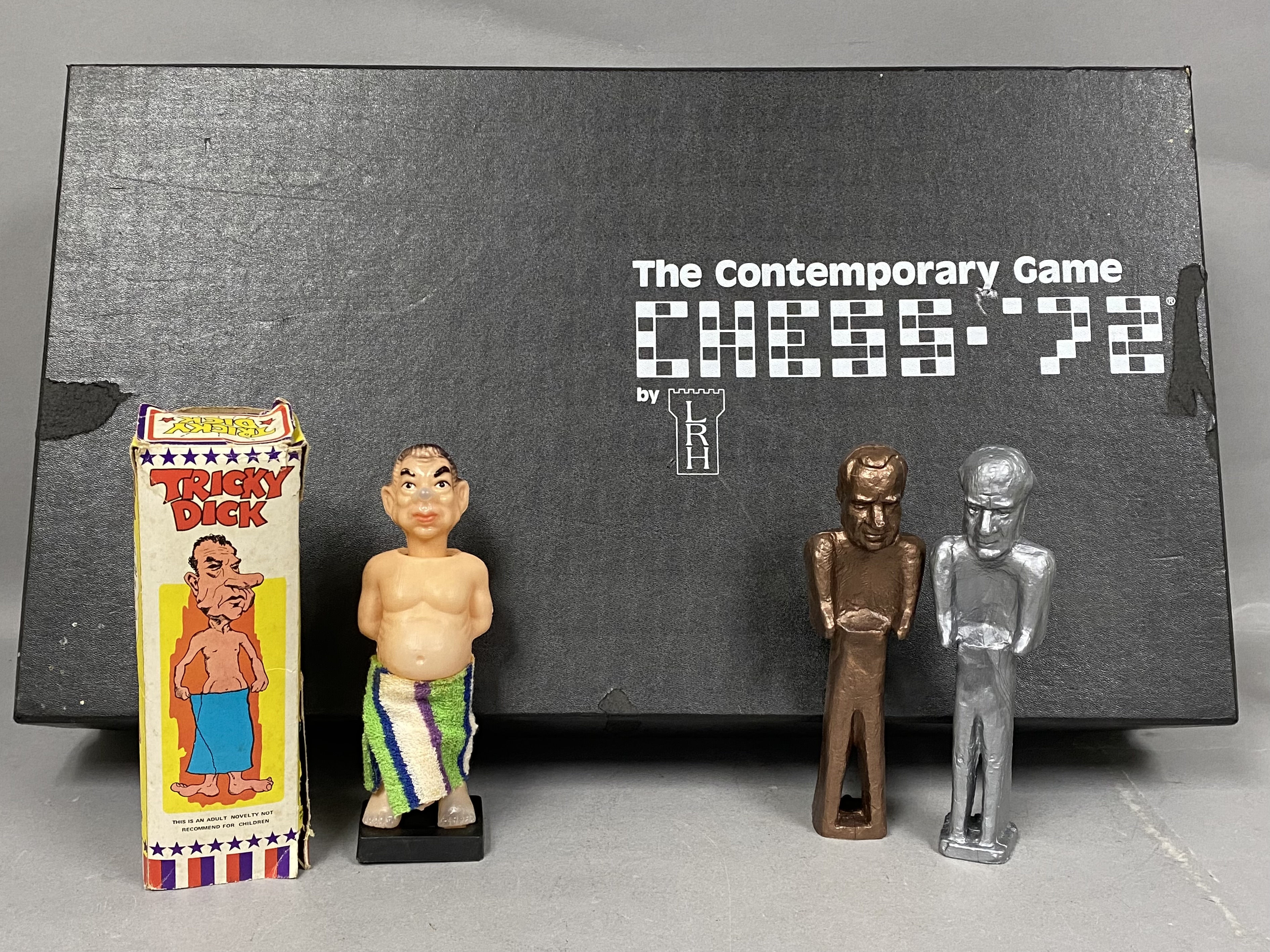 LRH Enterprises Chess-72 Game & Tricky Dick Novelty