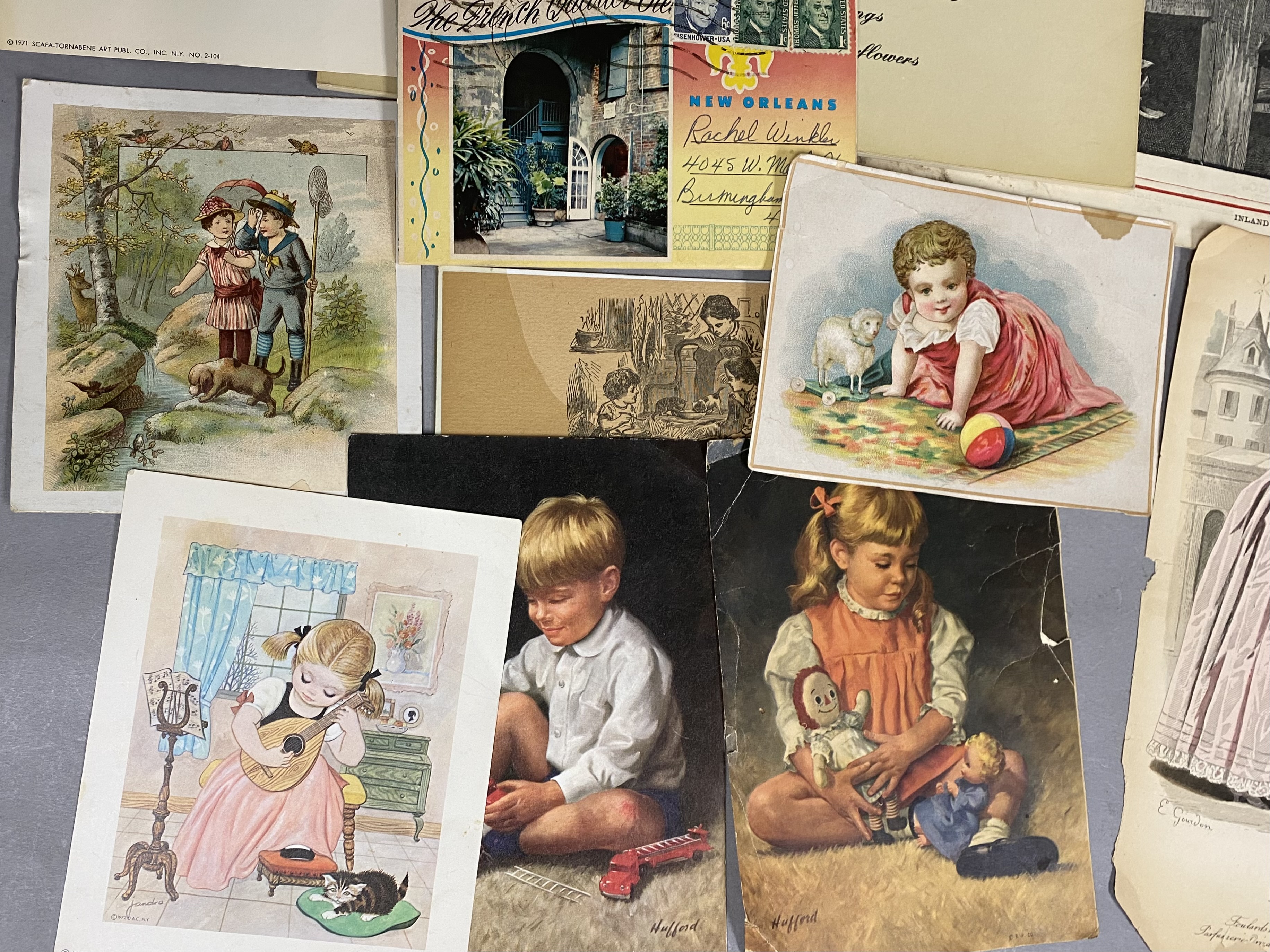 Mixed Collection Antique & Vintage Ephemera Assortment