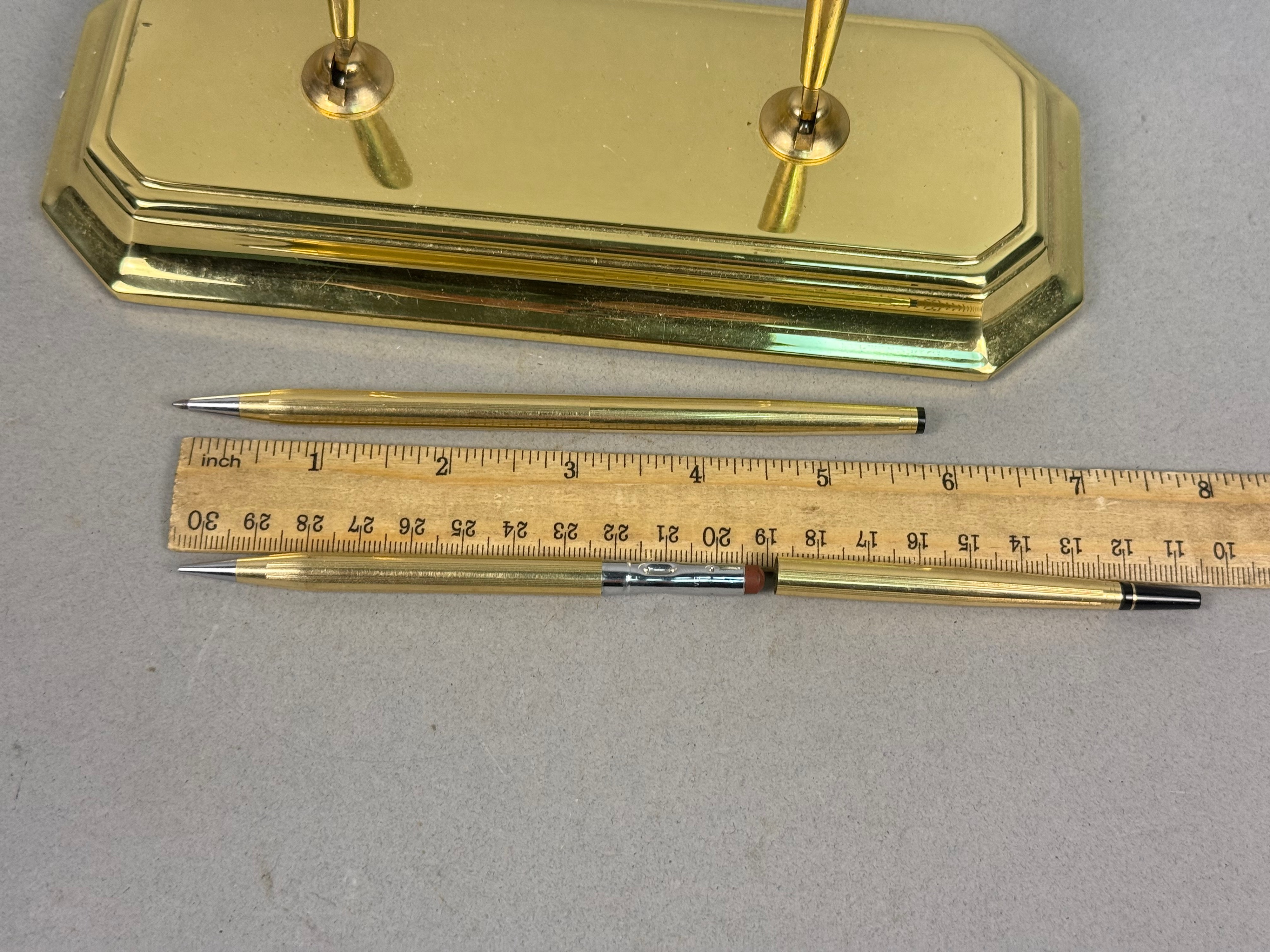 Baldwin Brass Double Desk Set