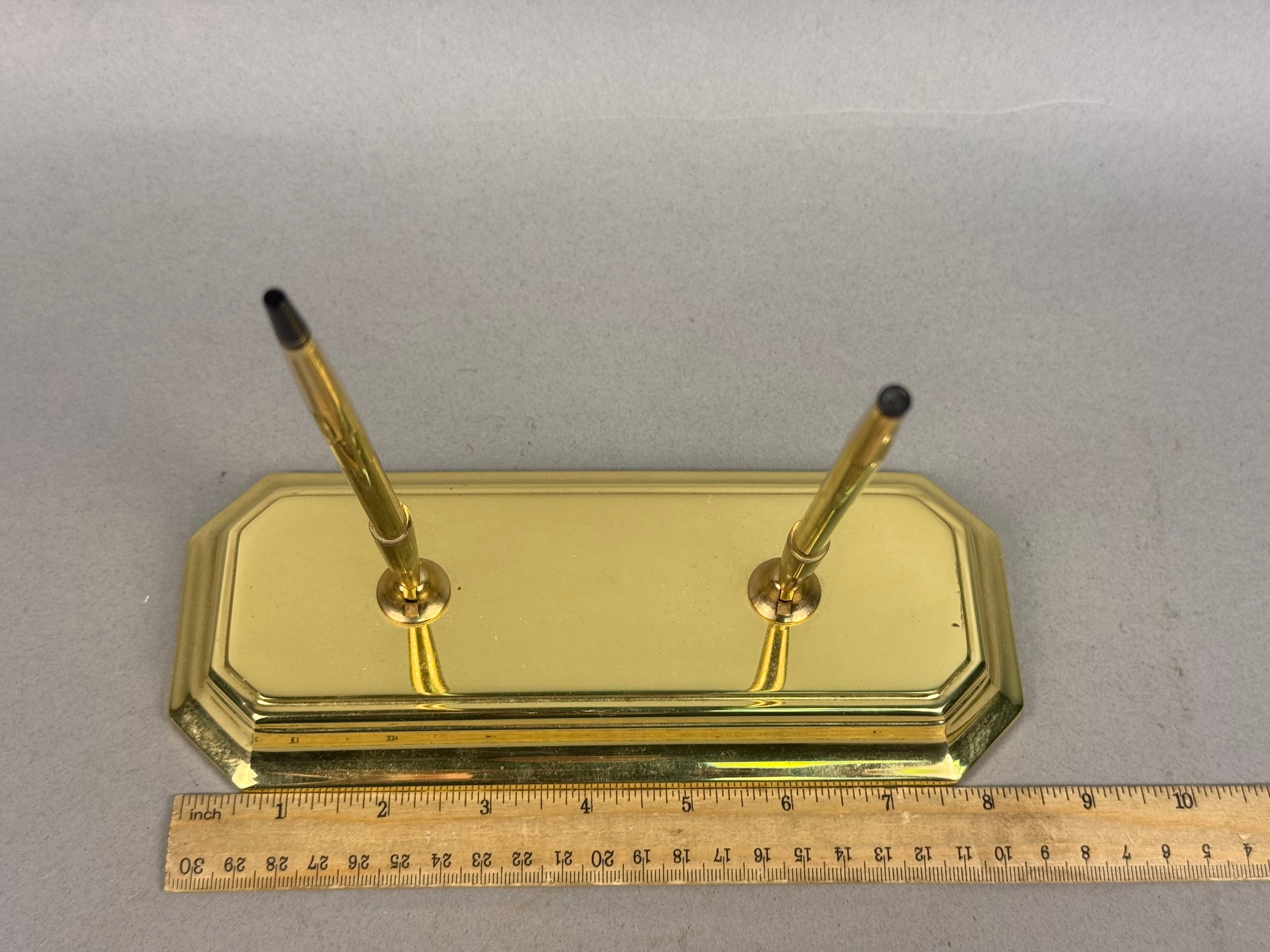 Baldwin Brass Double Desk Set