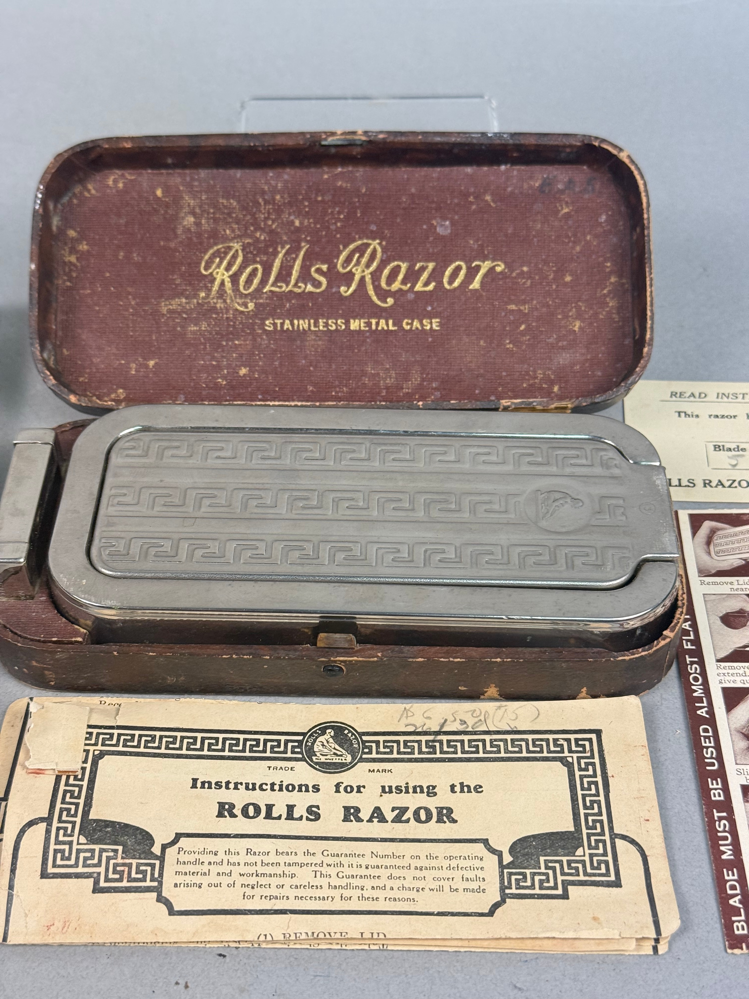 Rolls Razor Imperial Stainless Metal Case
