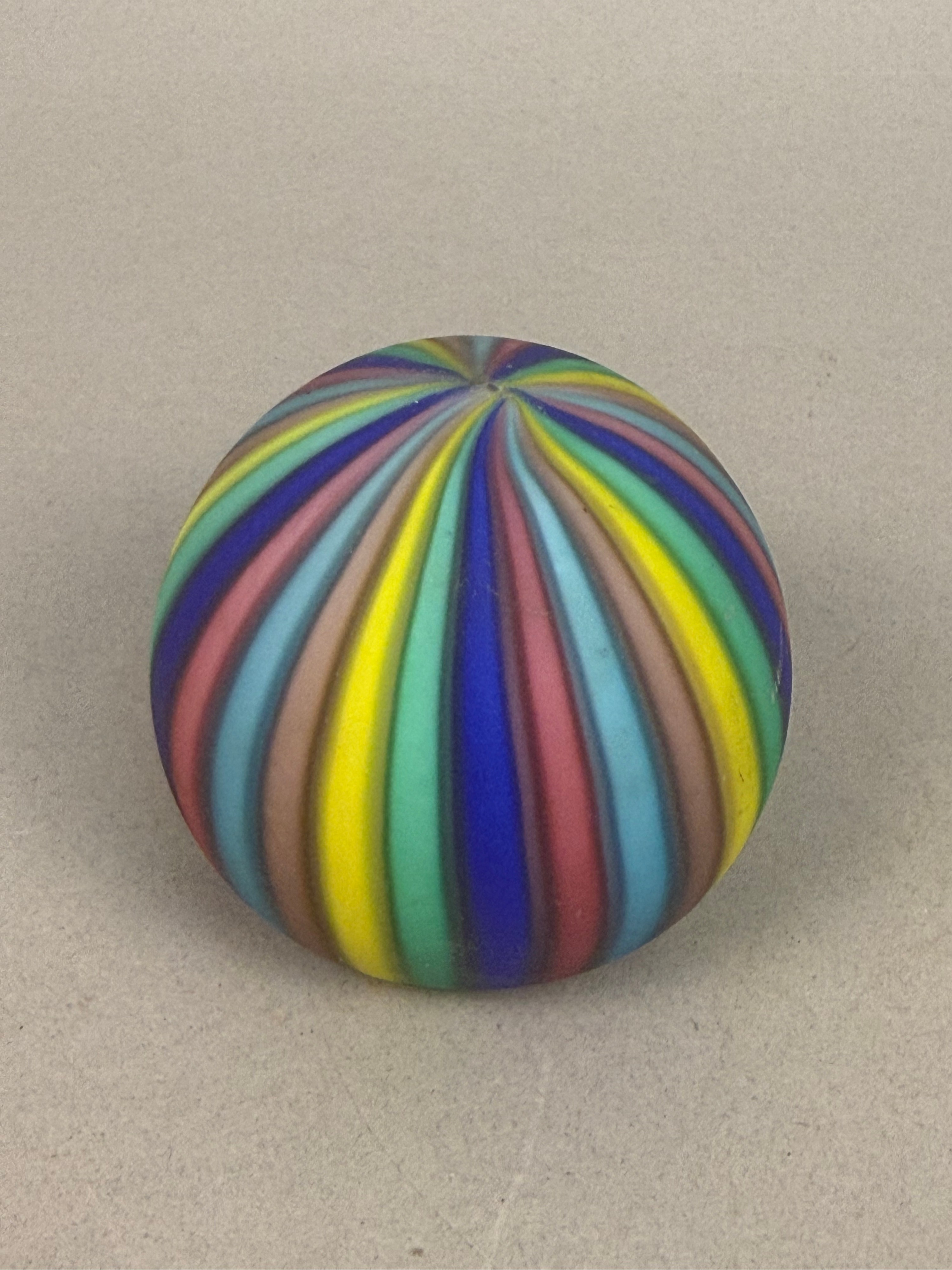 Satin Ribbon Glass Paperweight