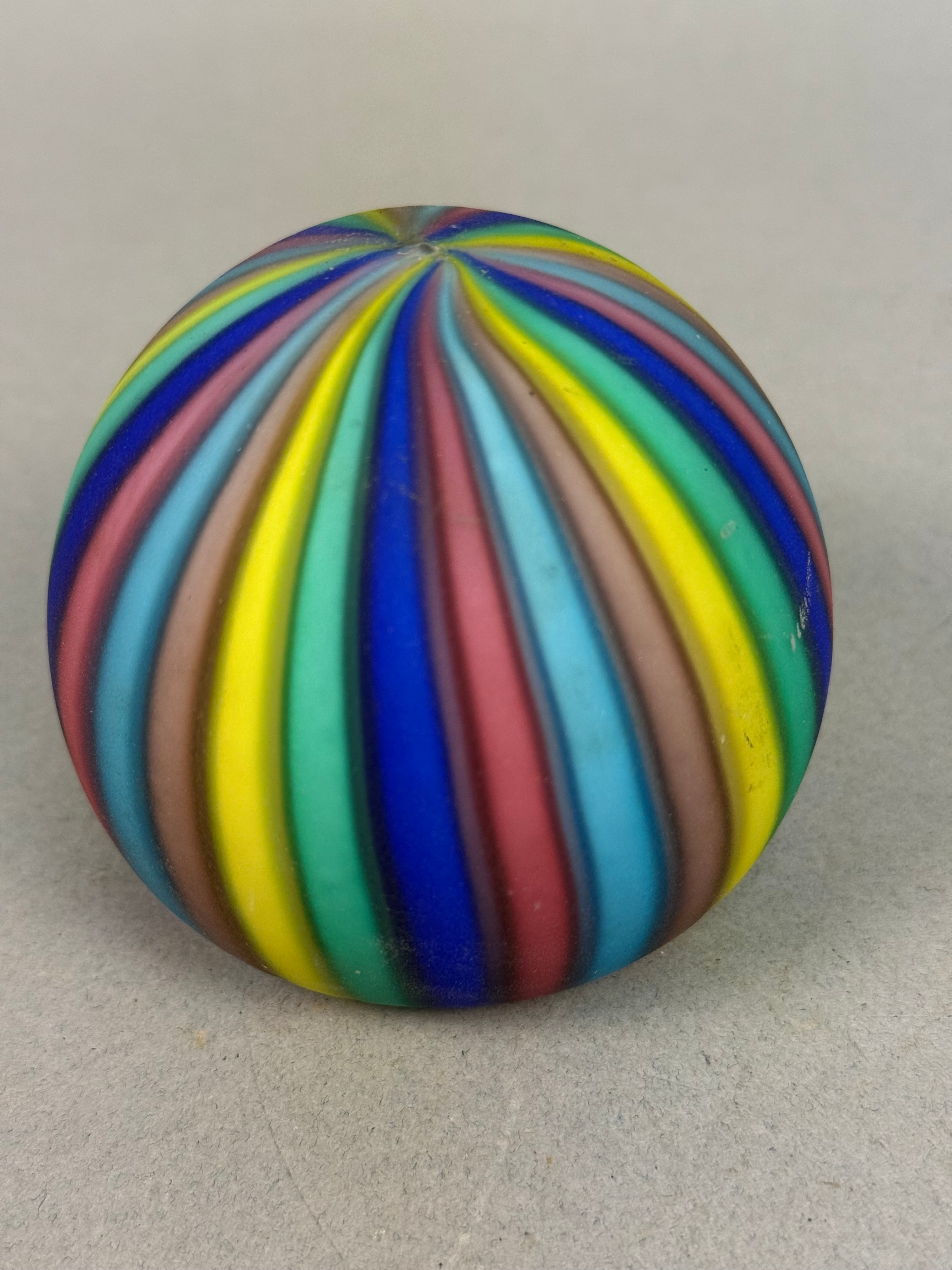 Satin Ribbon Glass Paperweight