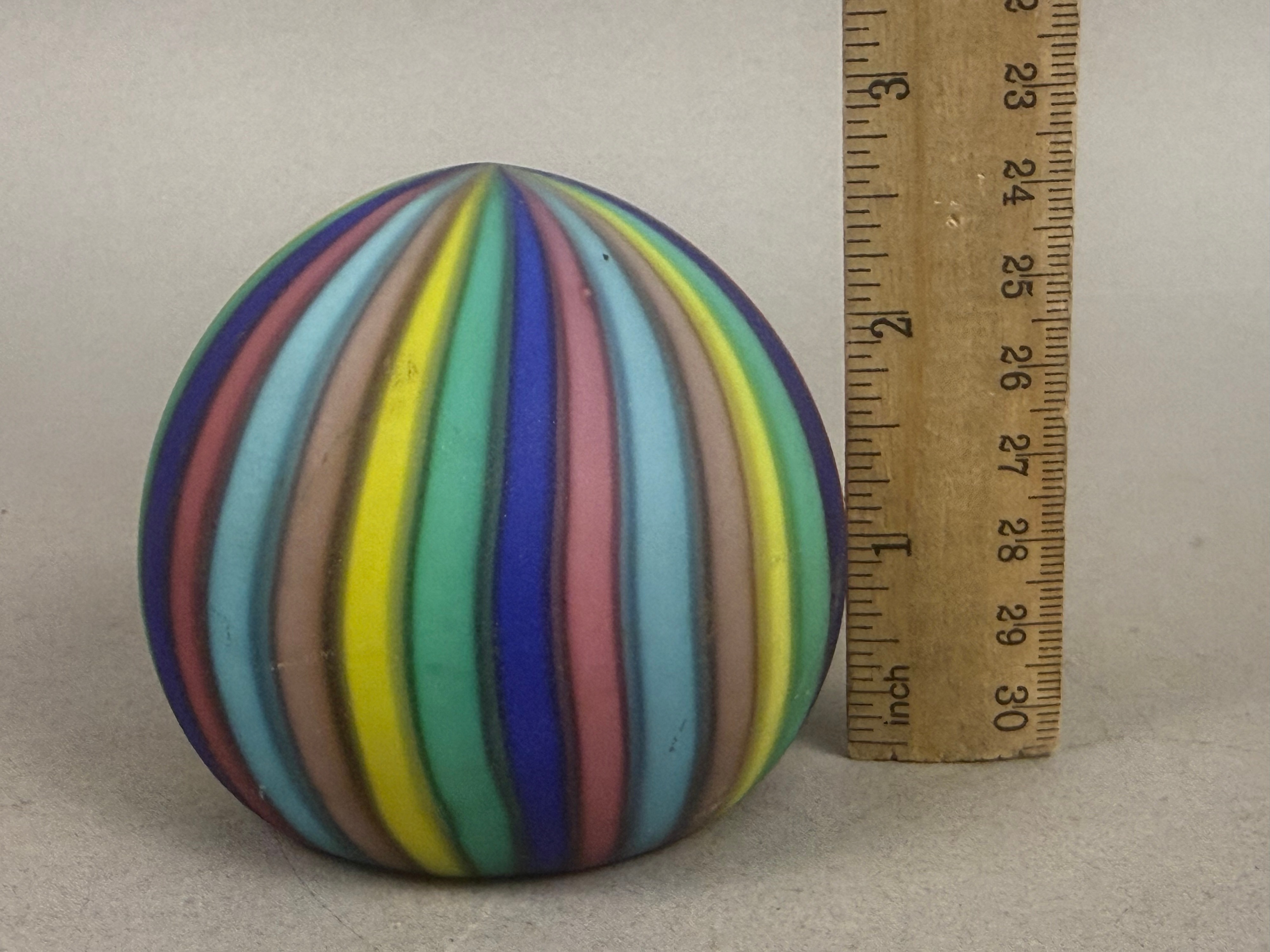 Satin Ribbon Glass Paperweight
