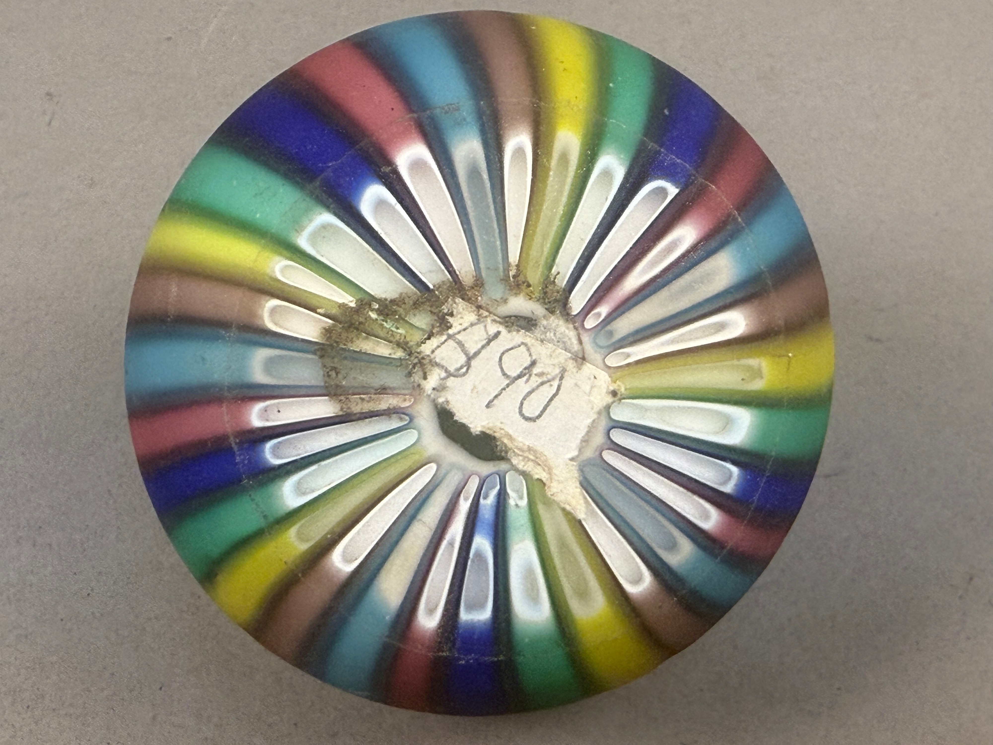 Satin Ribbon Glass Paperweight