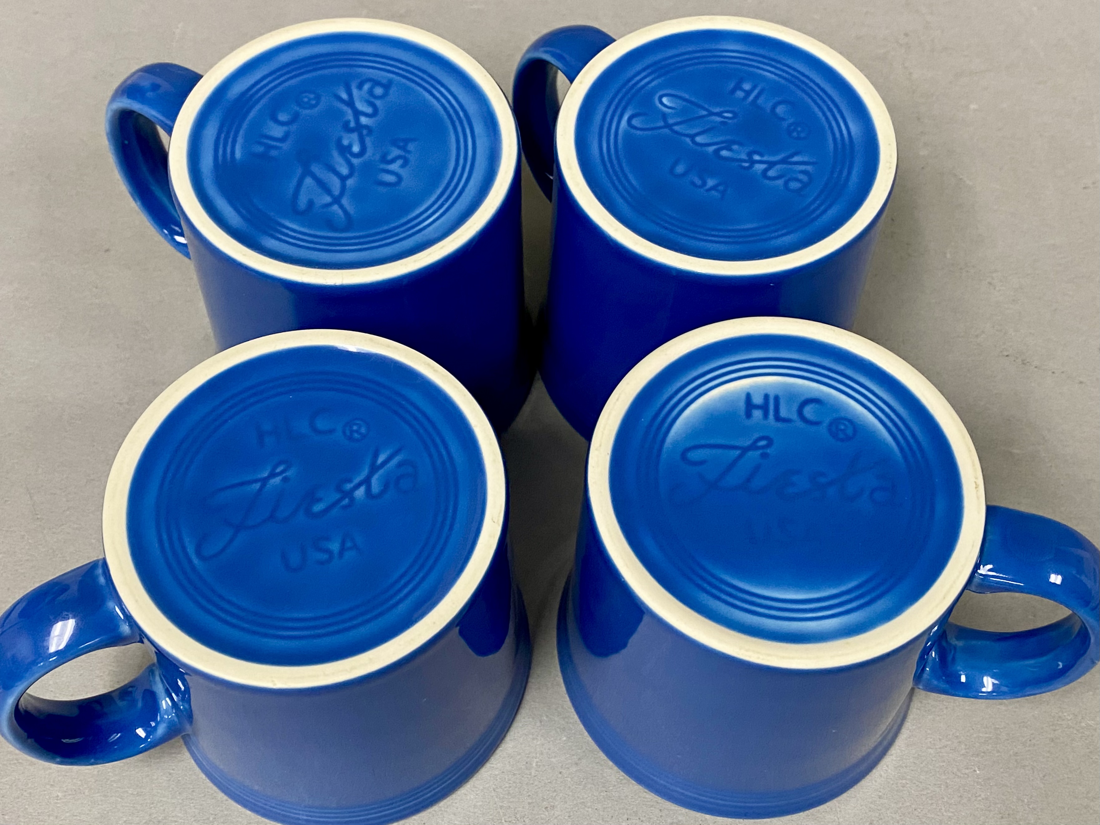 Fiesta Lapis Blue Java Mugs