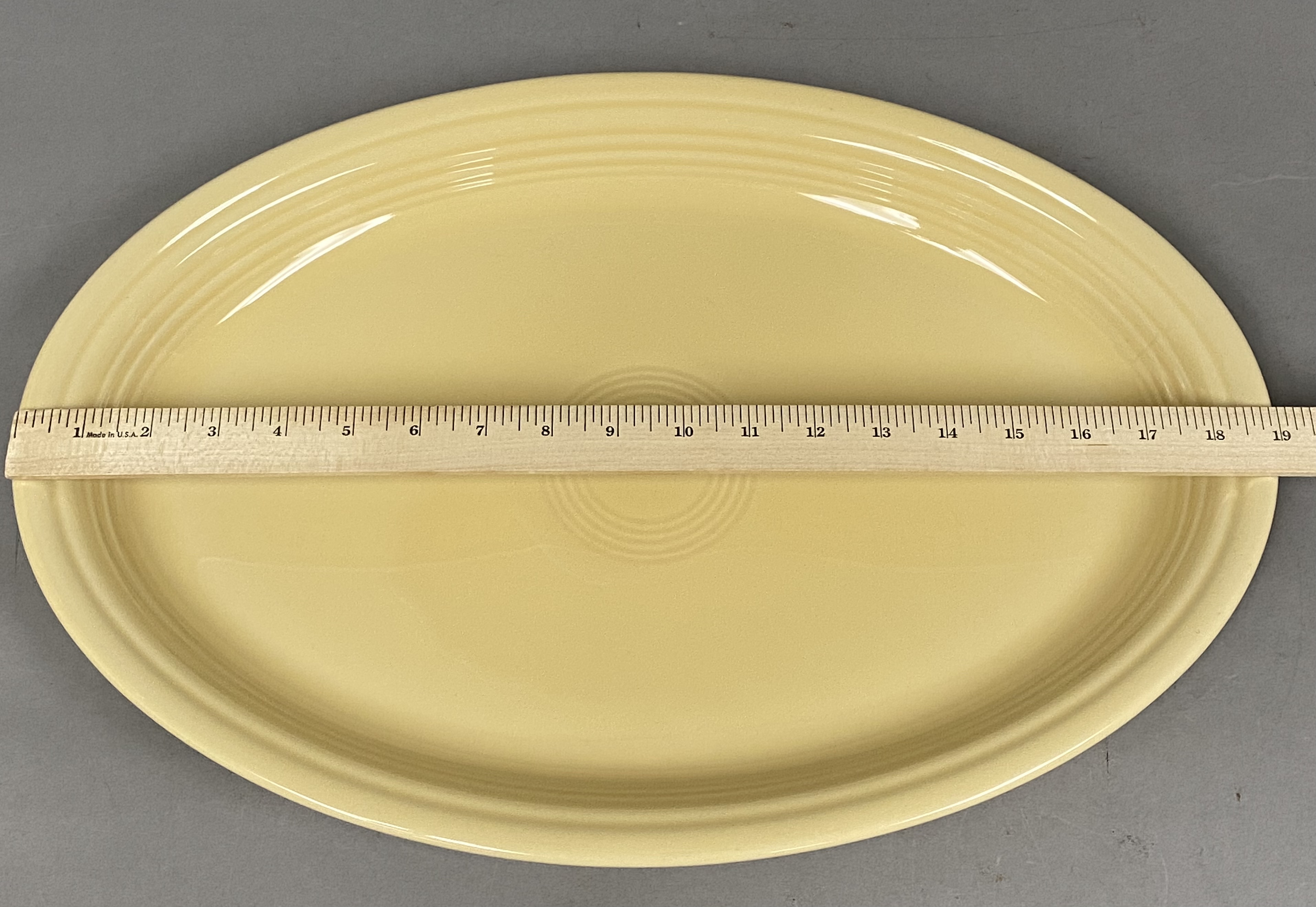 Fiesta Yellow Oval Serving Platter