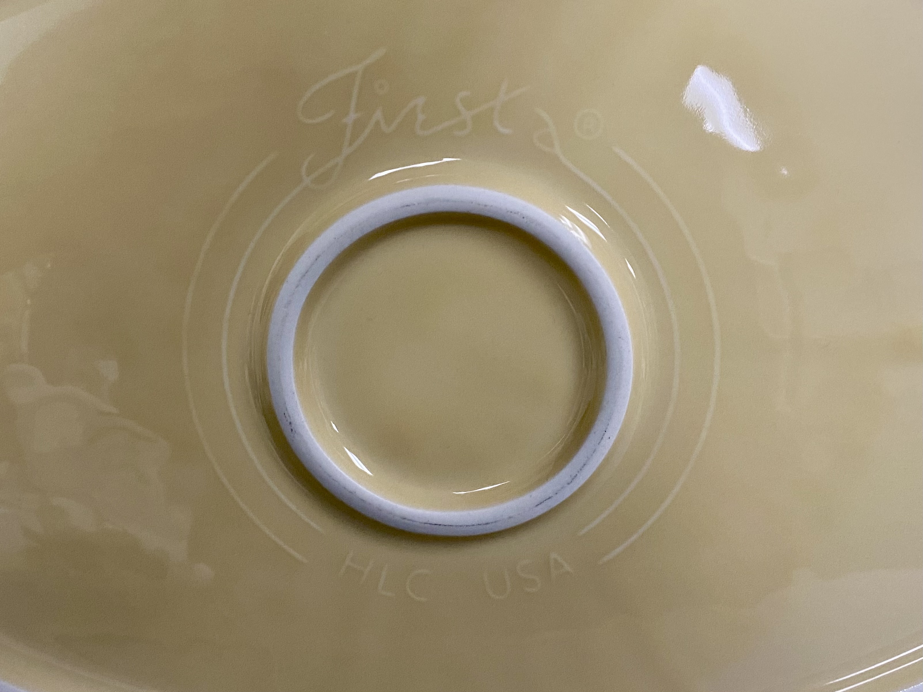 Fiesta Yellow Oval Serving Platter