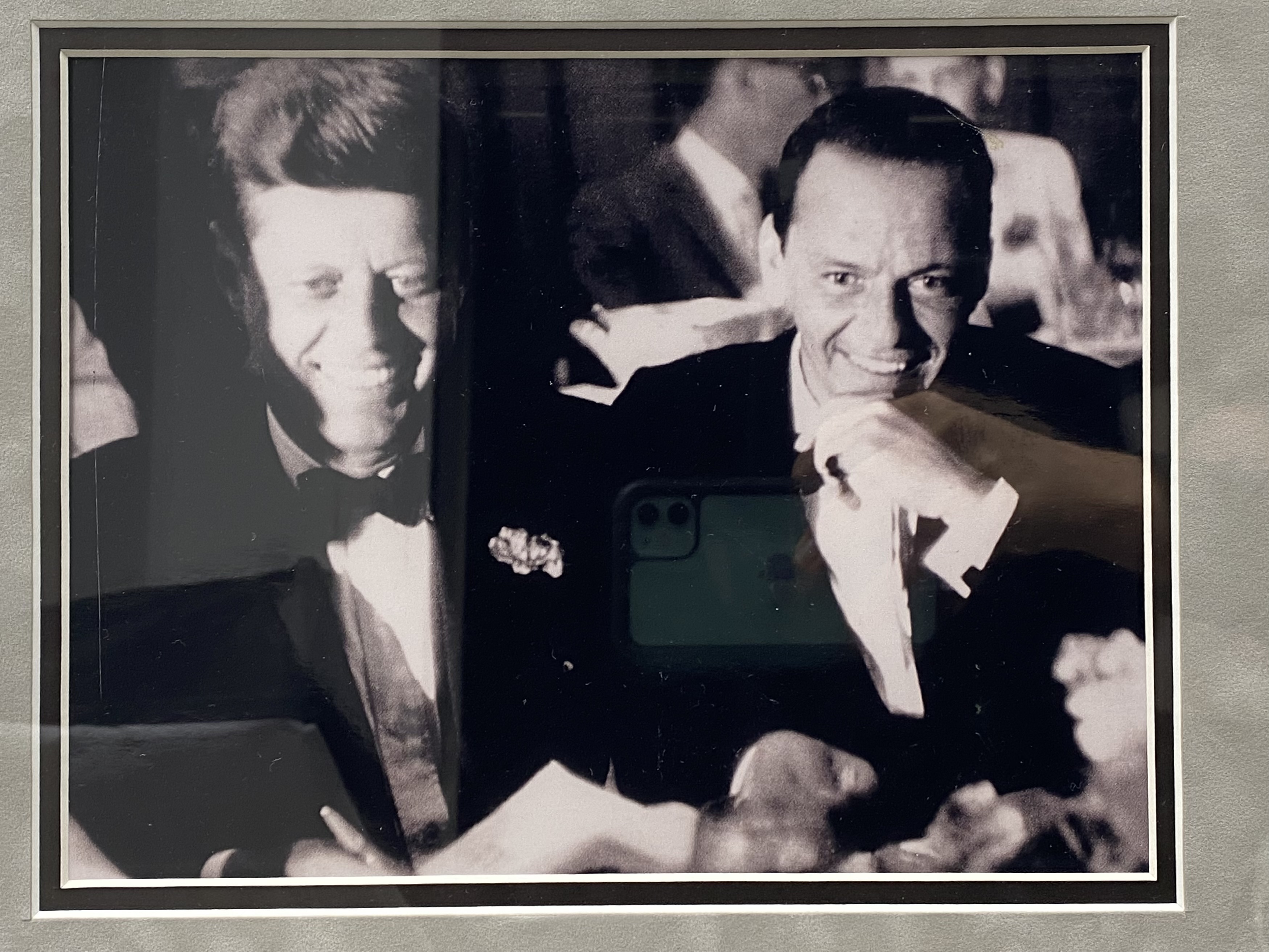 Sinatra and Kennedy Signed Memorabilia Collage