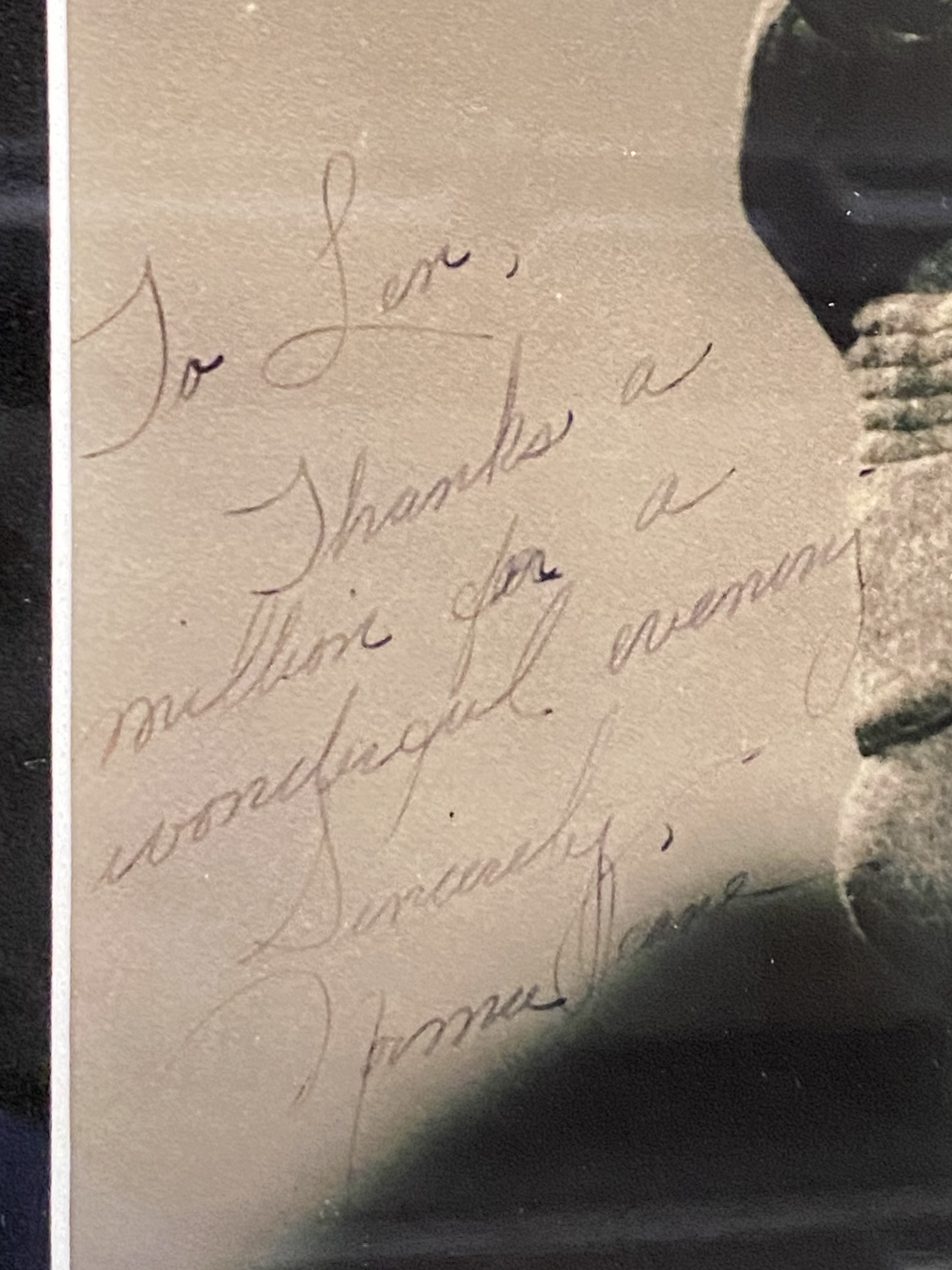 Marilyn Monroe Autographed Photographic Display