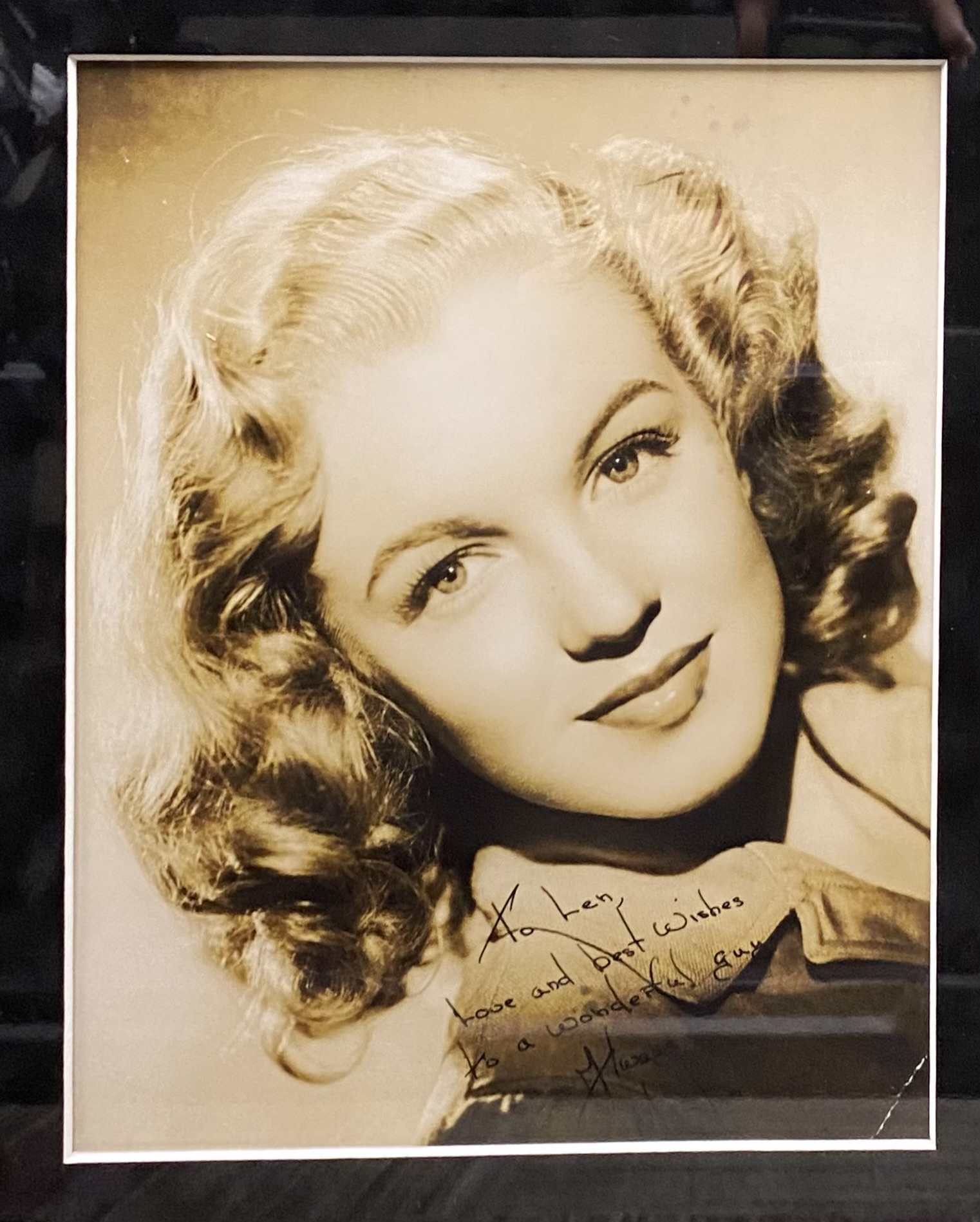 Marilyn Monroe Autographed Photographic Display