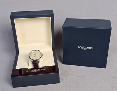 Longines Flagship Heritage Wristwatch. A Longines Flagship Heritage stainless steel wristwatch 