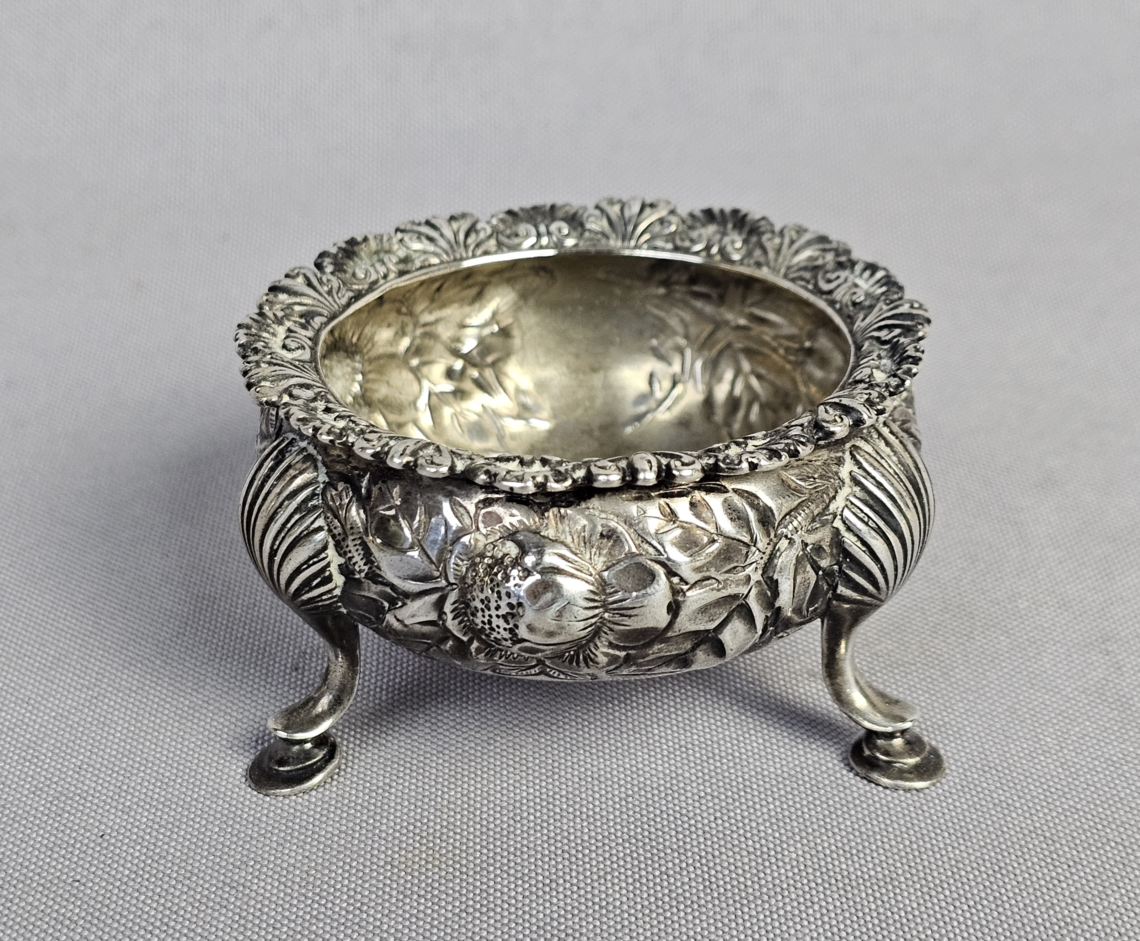 Sterling Footed Salt Dish