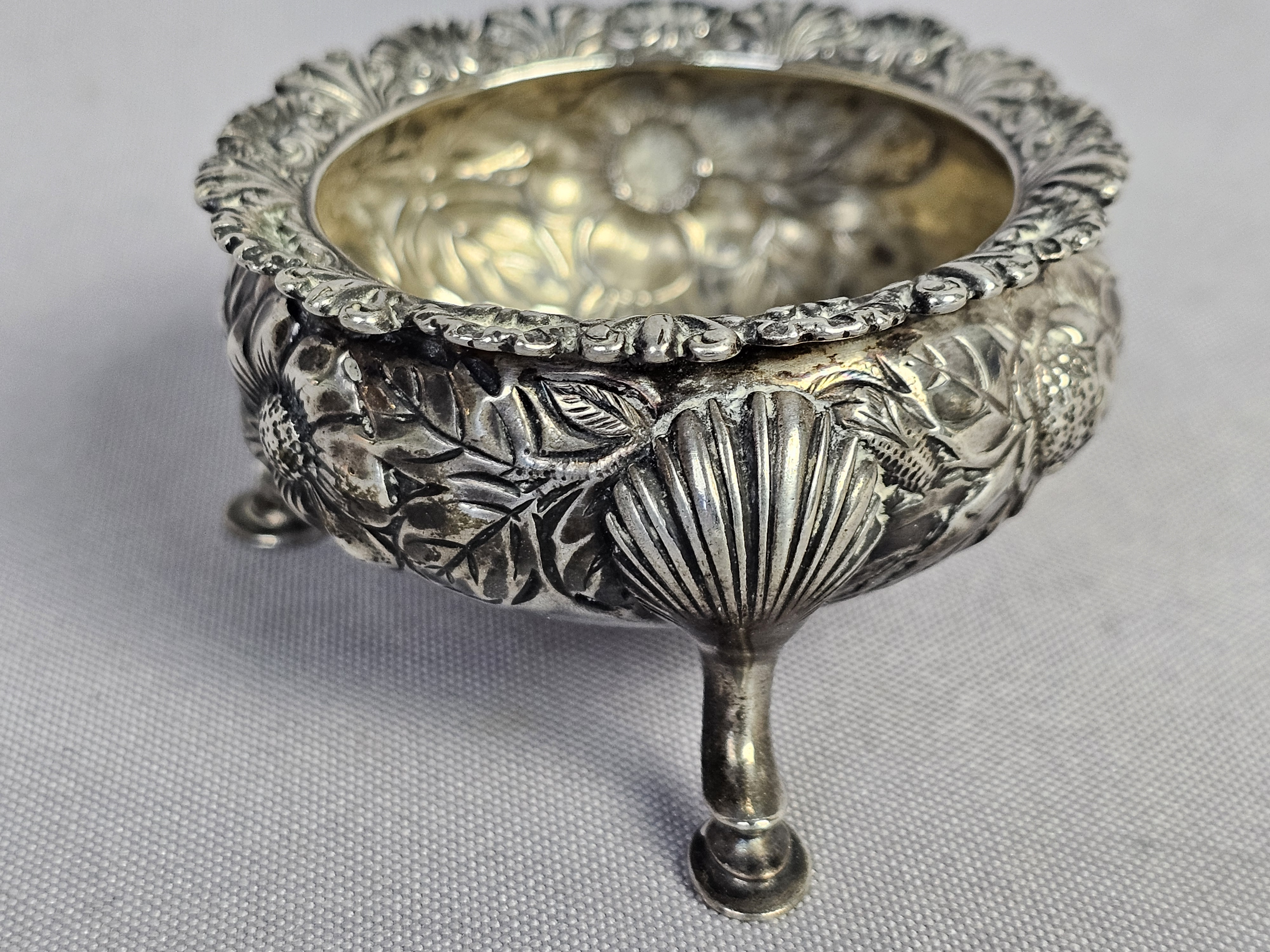 Sterling Footed Salt Dish