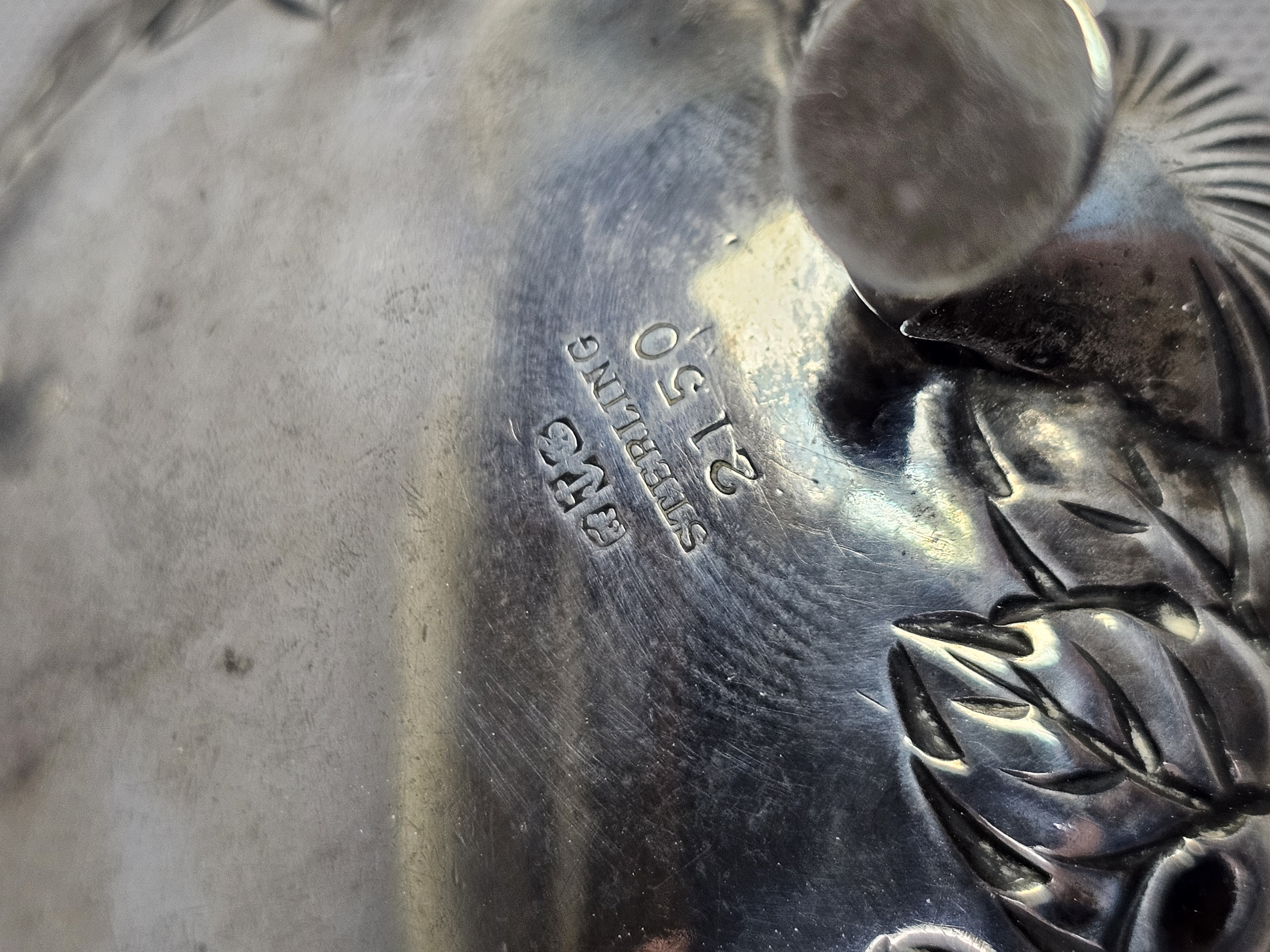 Sterling Footed Salt Dish