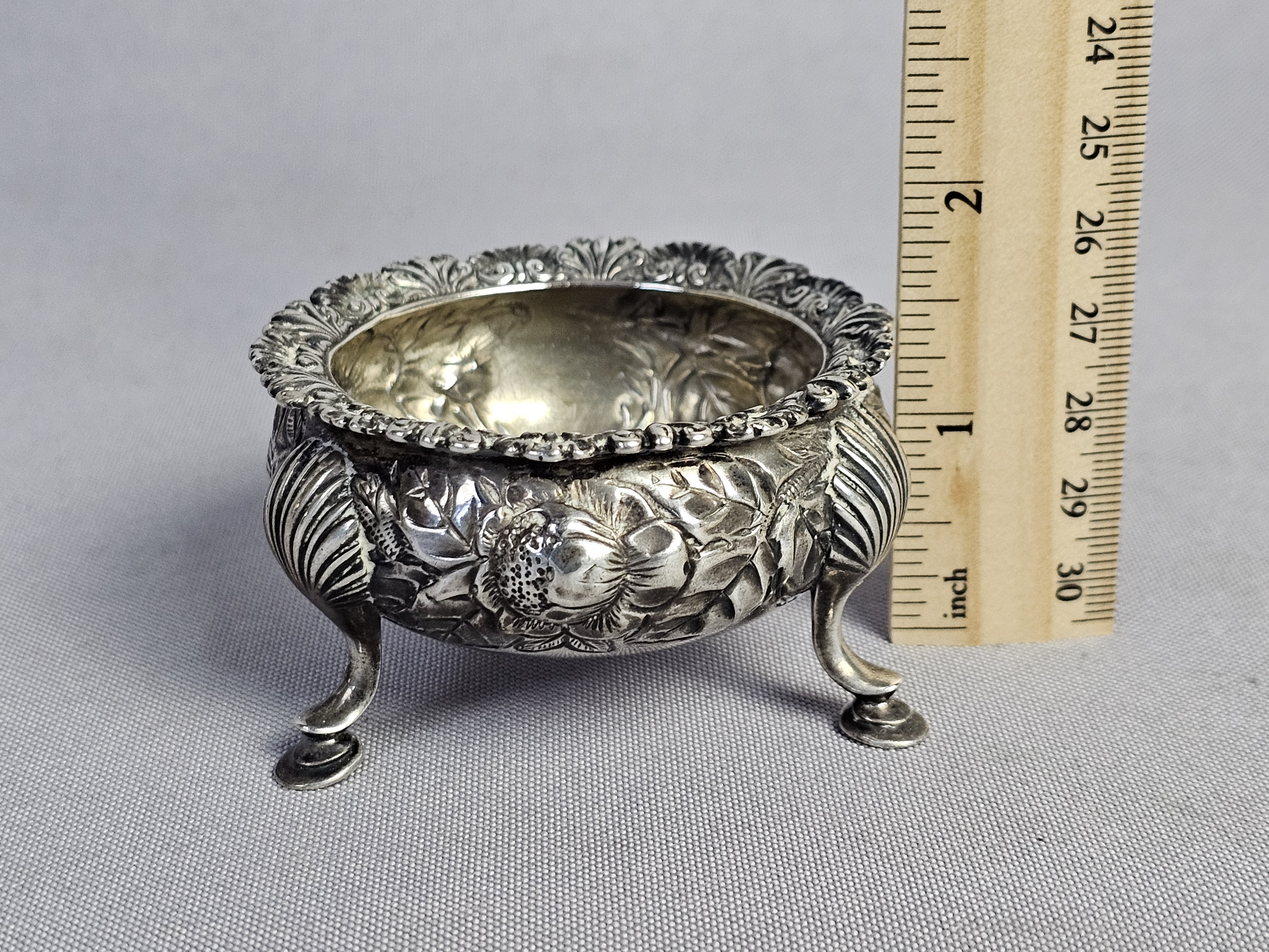 Sterling Footed Salt Dish