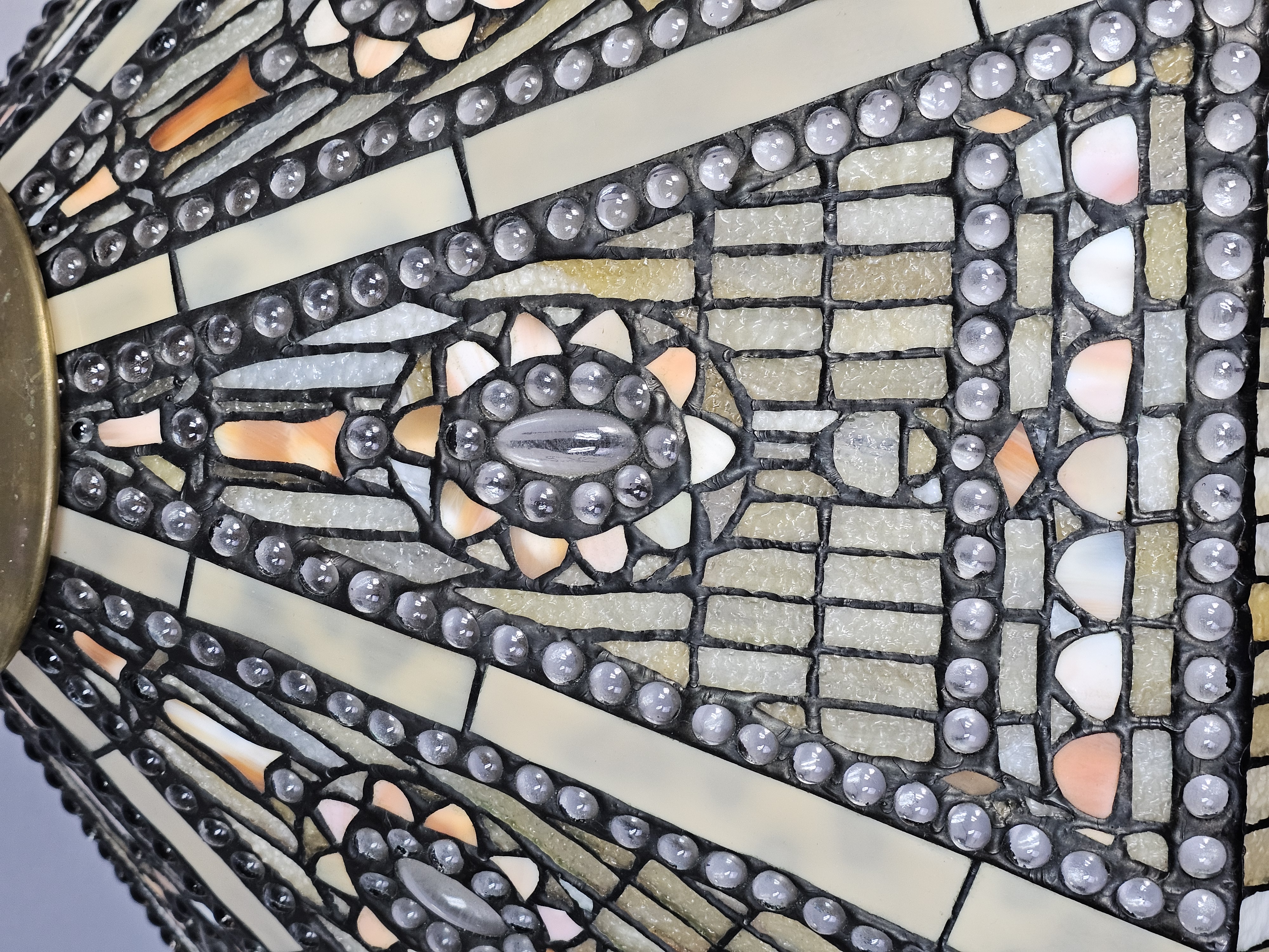 Leaded Stained Glass Table Lamp