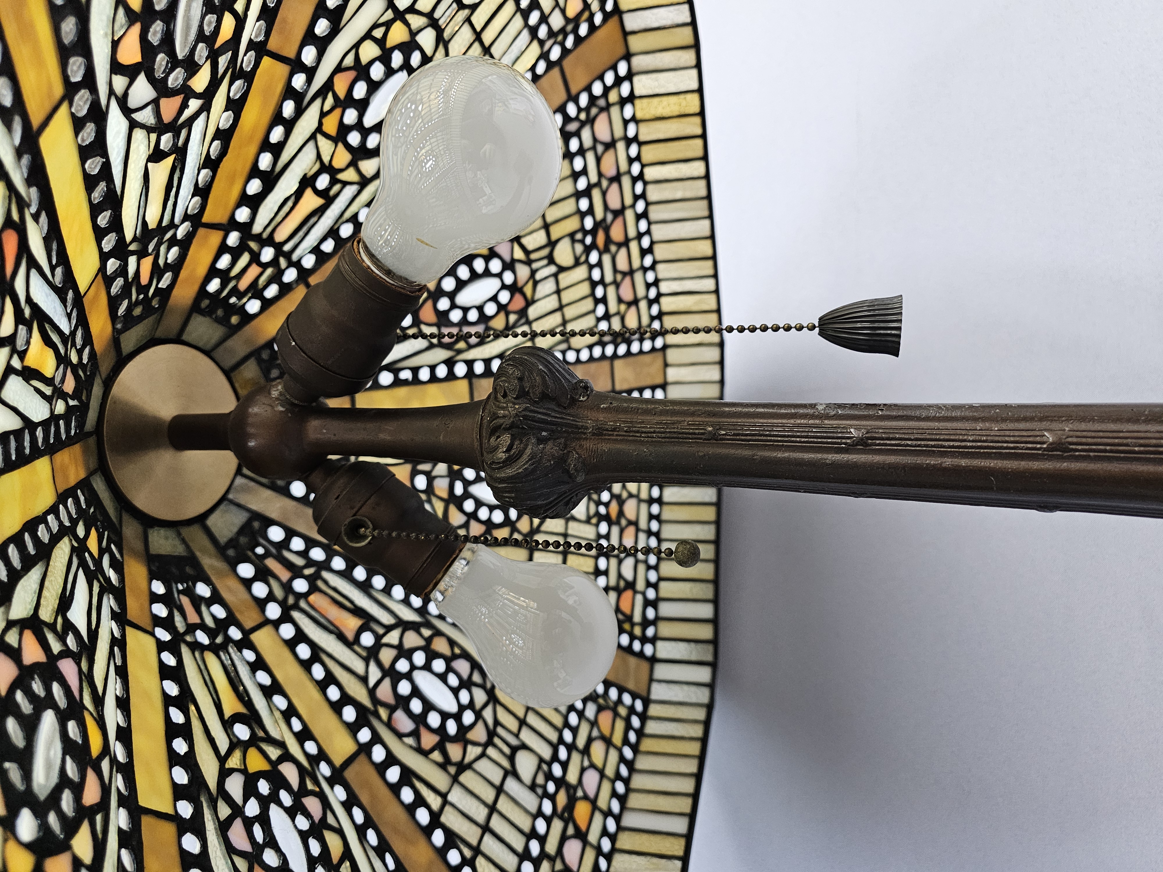Leaded Stained Glass Table Lamp