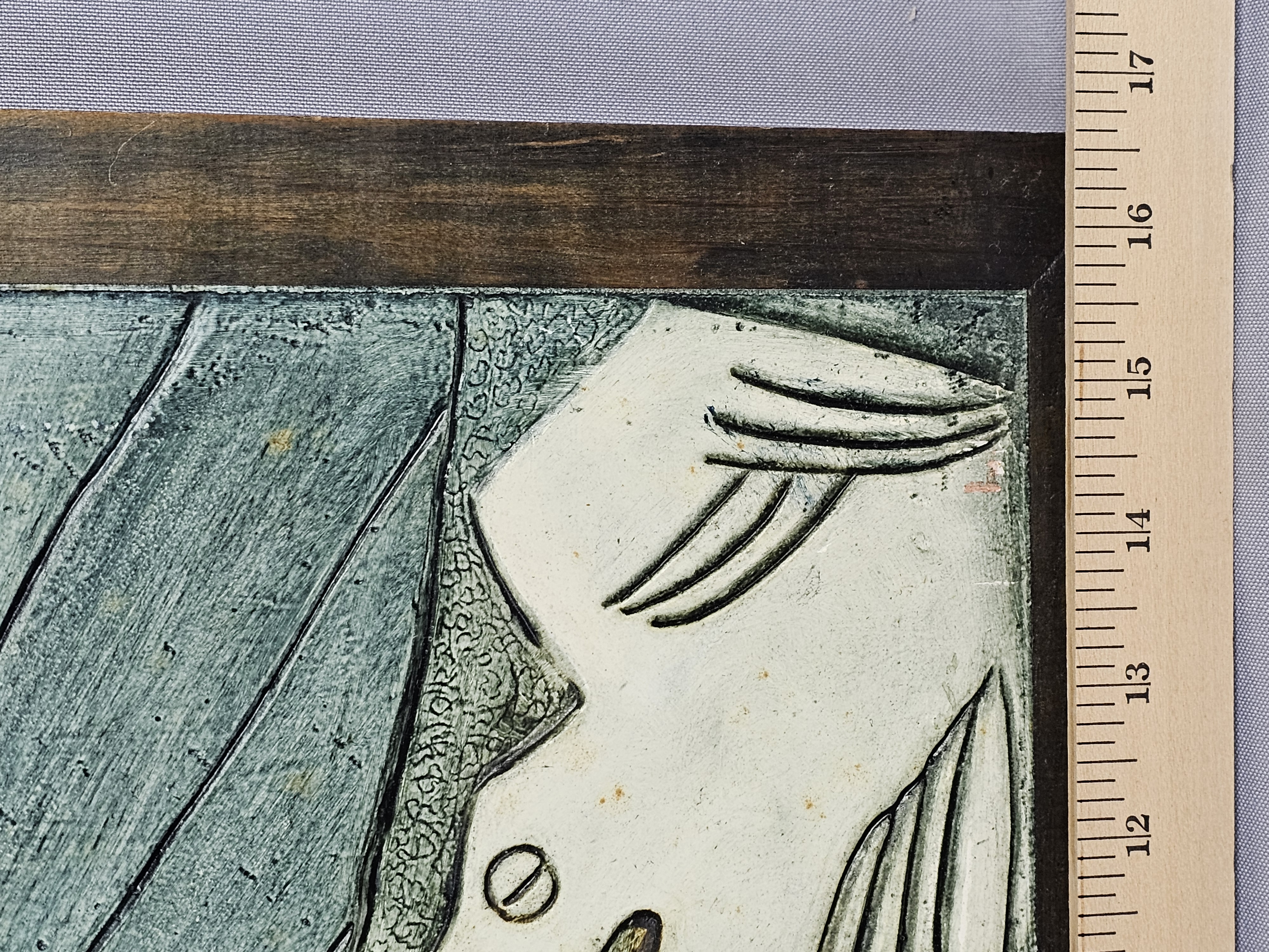 John Peplowski Signed Cast Relief Plaque