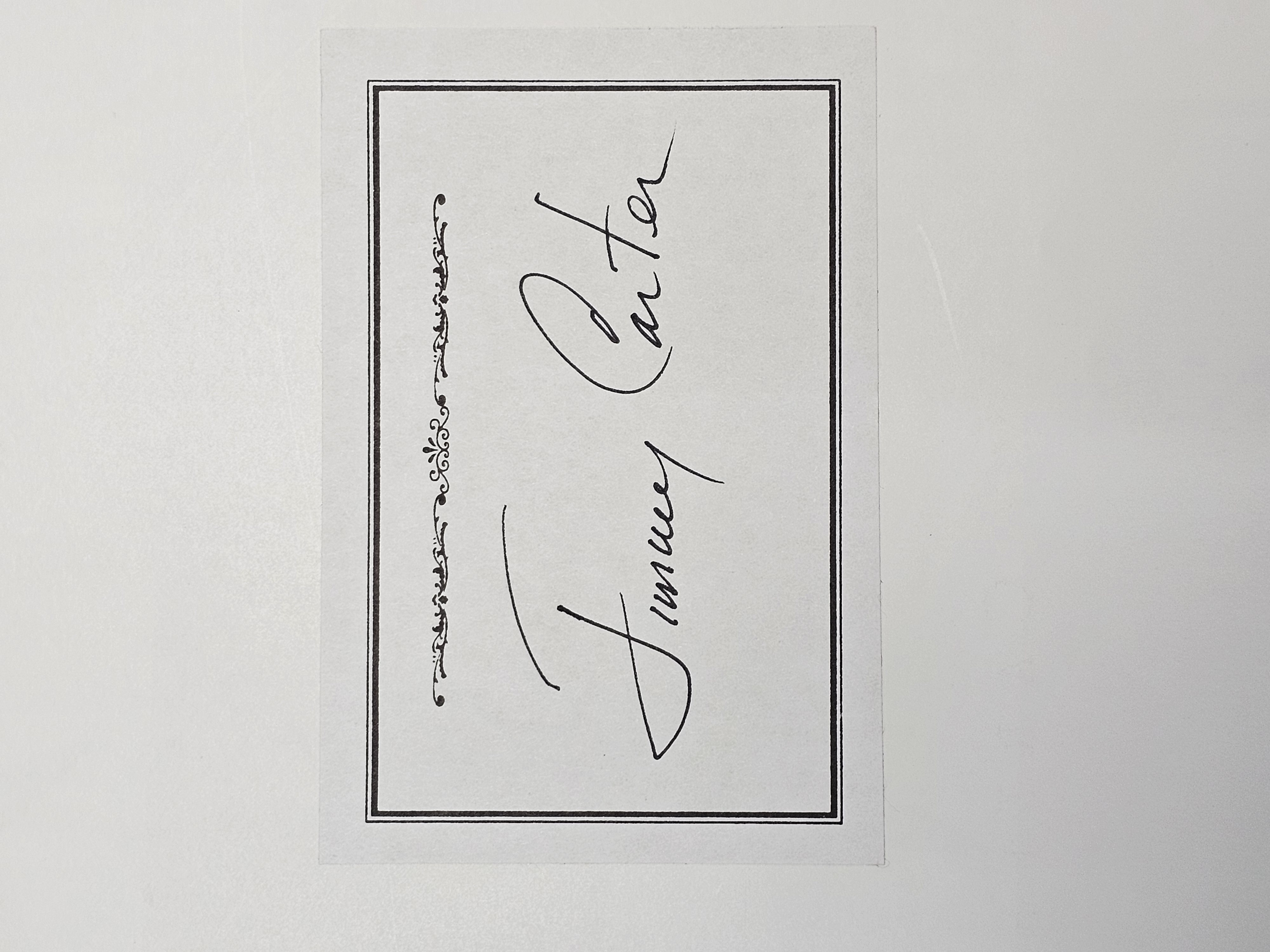 Jimmy Carter Signed Hardcover Book