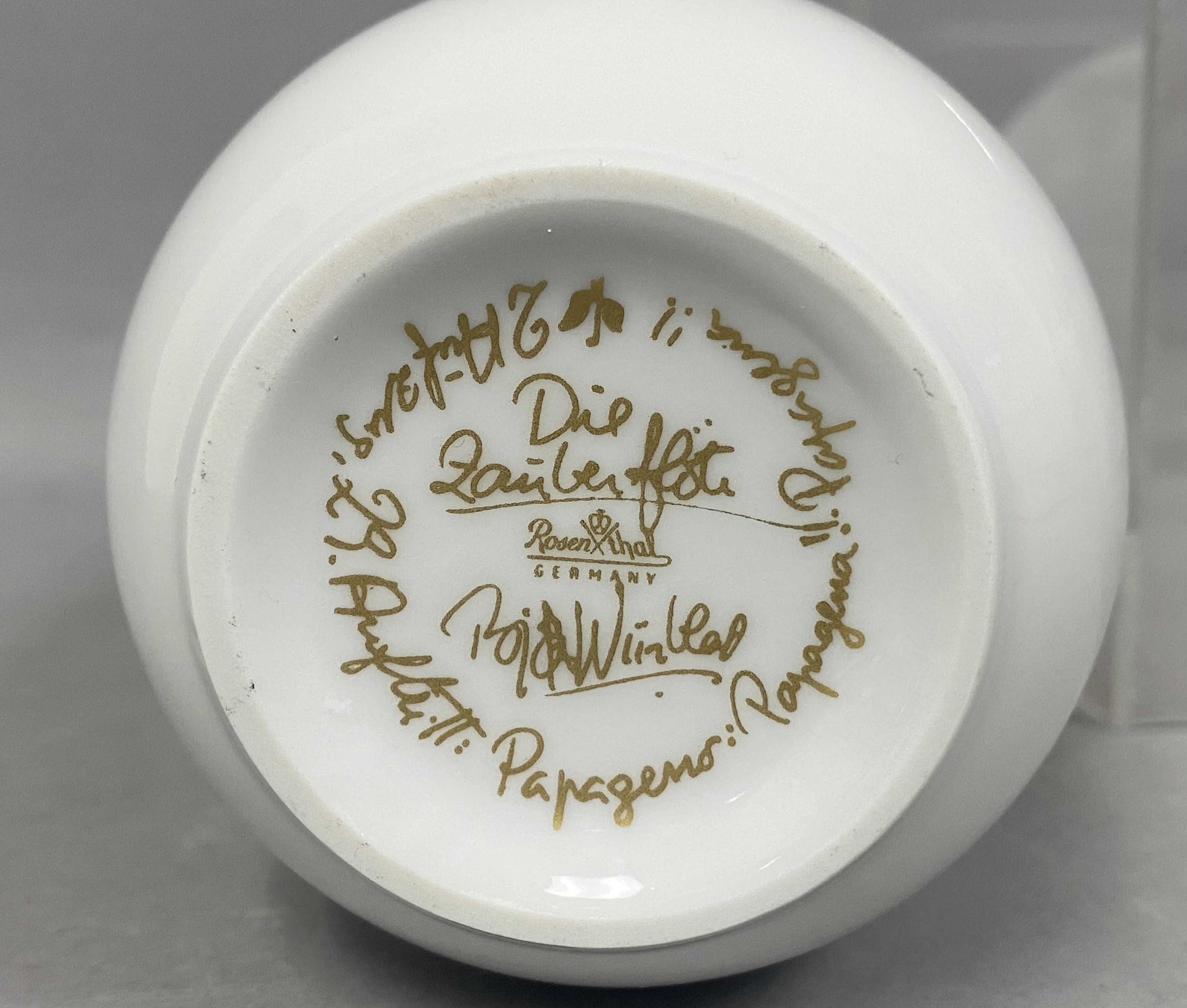 Rosenthal Magic Flute White Porcelain Vase