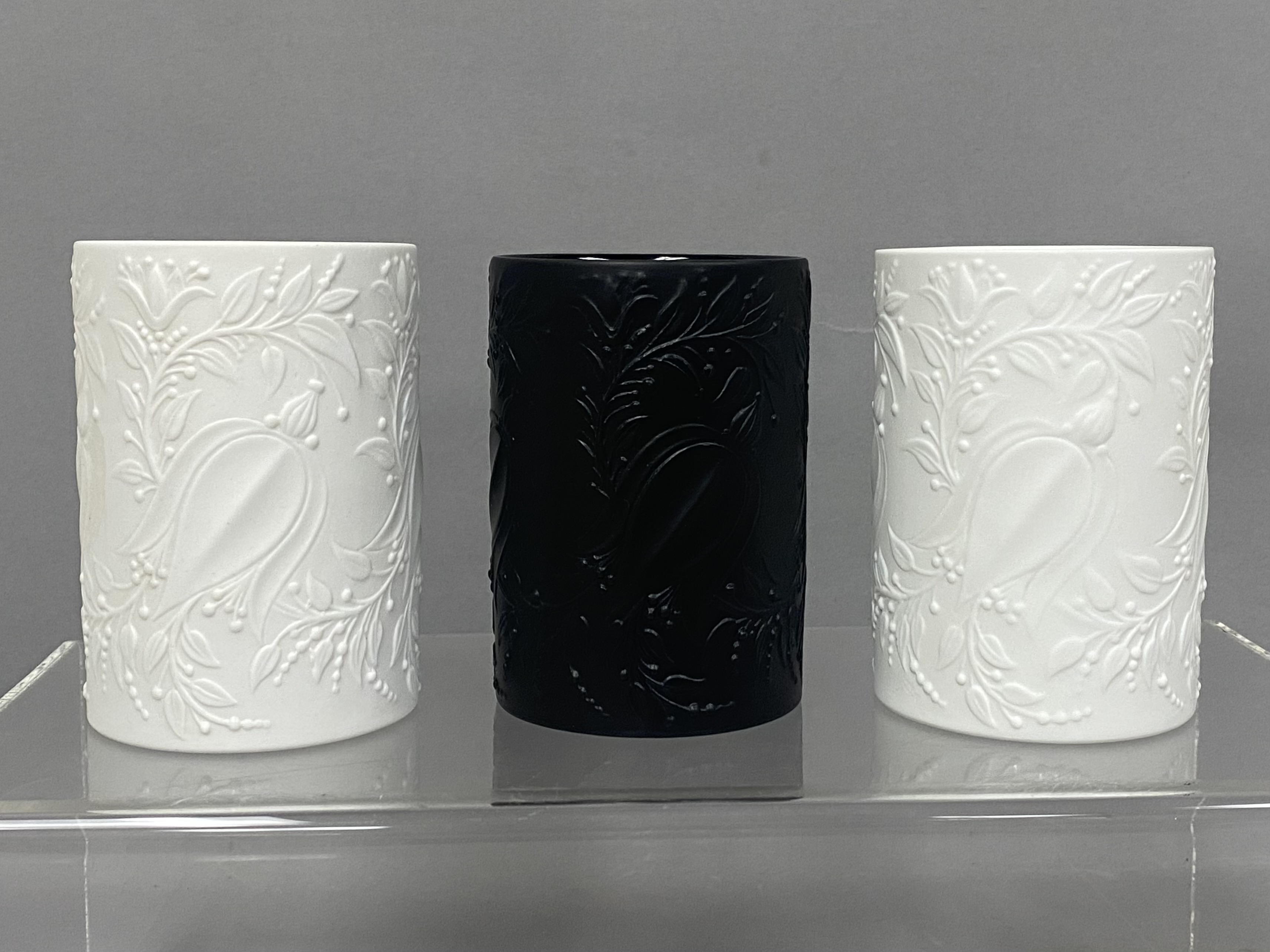 Rosenthal Studio-Linie Bjorn Wiinblad Bisque Porcelain Vases