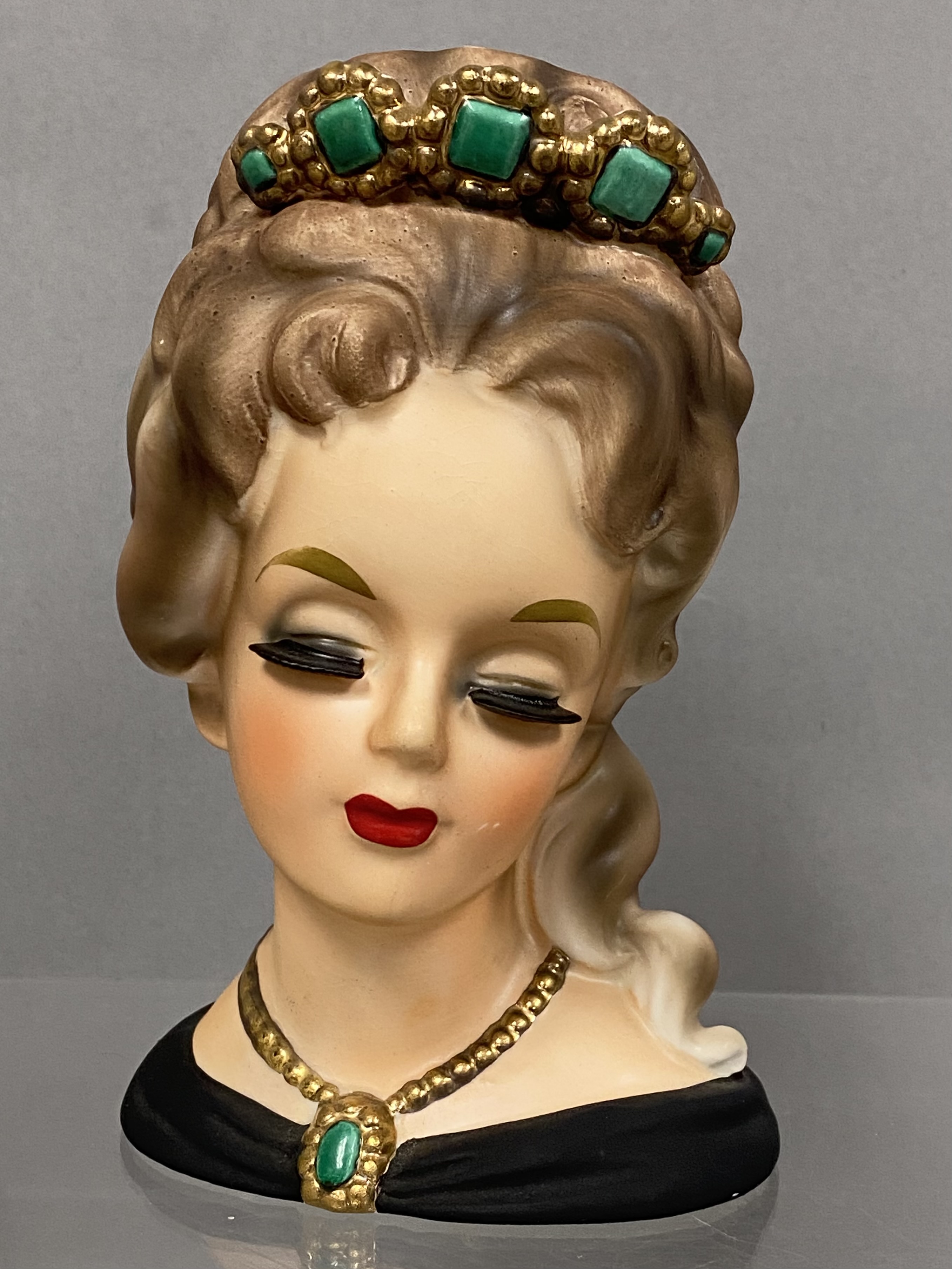 Inarco Porcelain Lady Aileen Head Vase