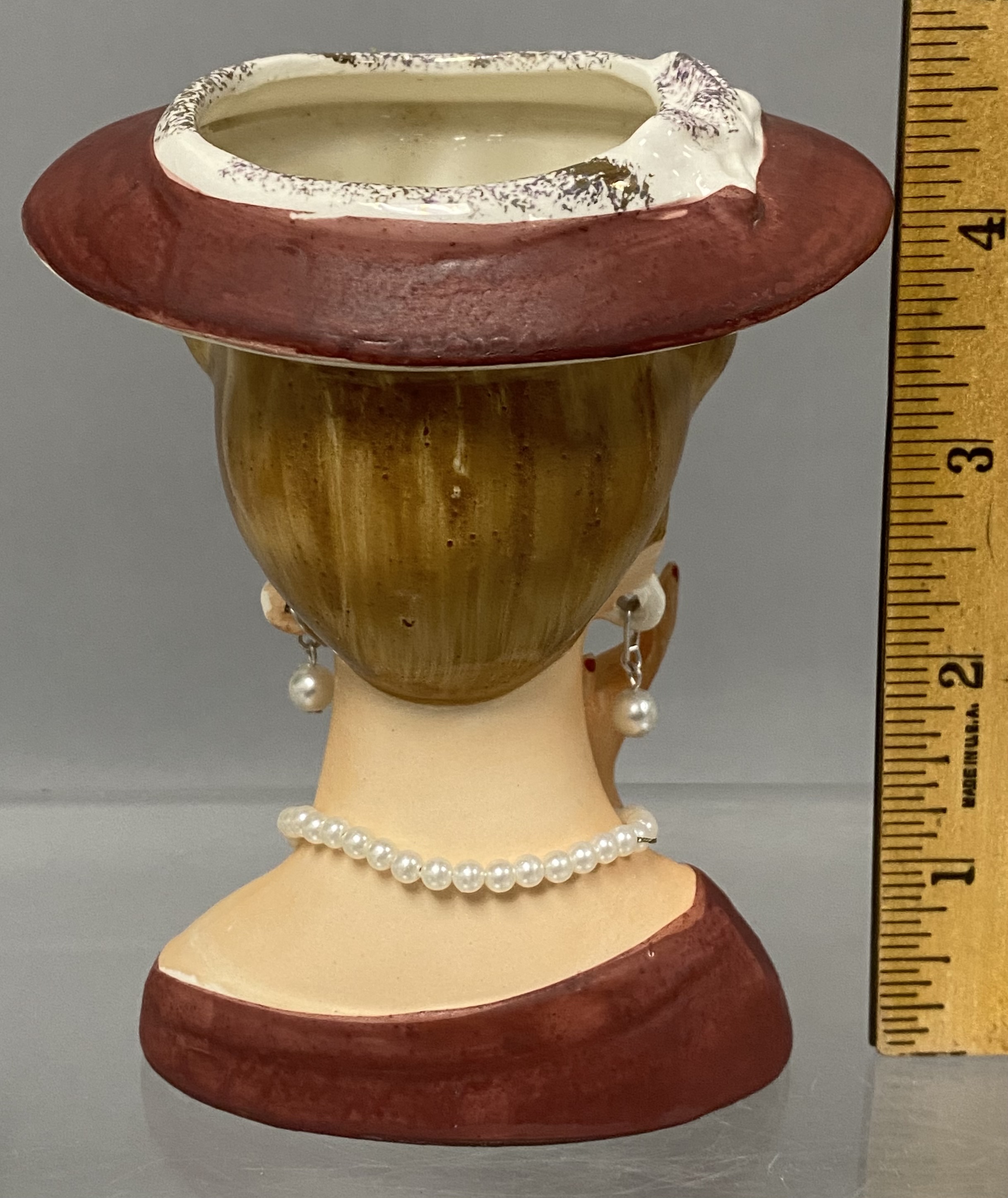 Artmark & Lefton Ceramic Lady Head Vases