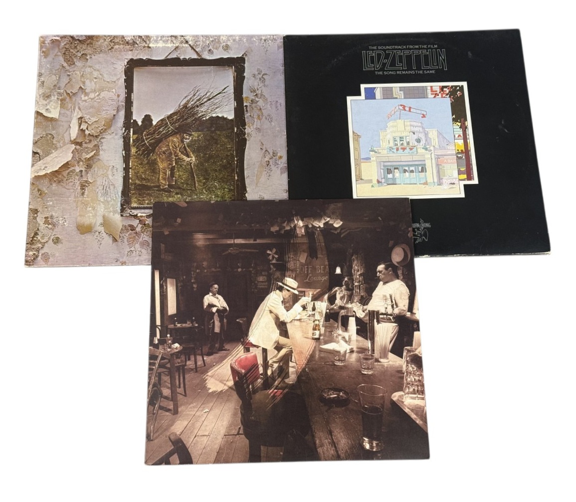Led Zeppelin 3 Record Vinyl LP Collection