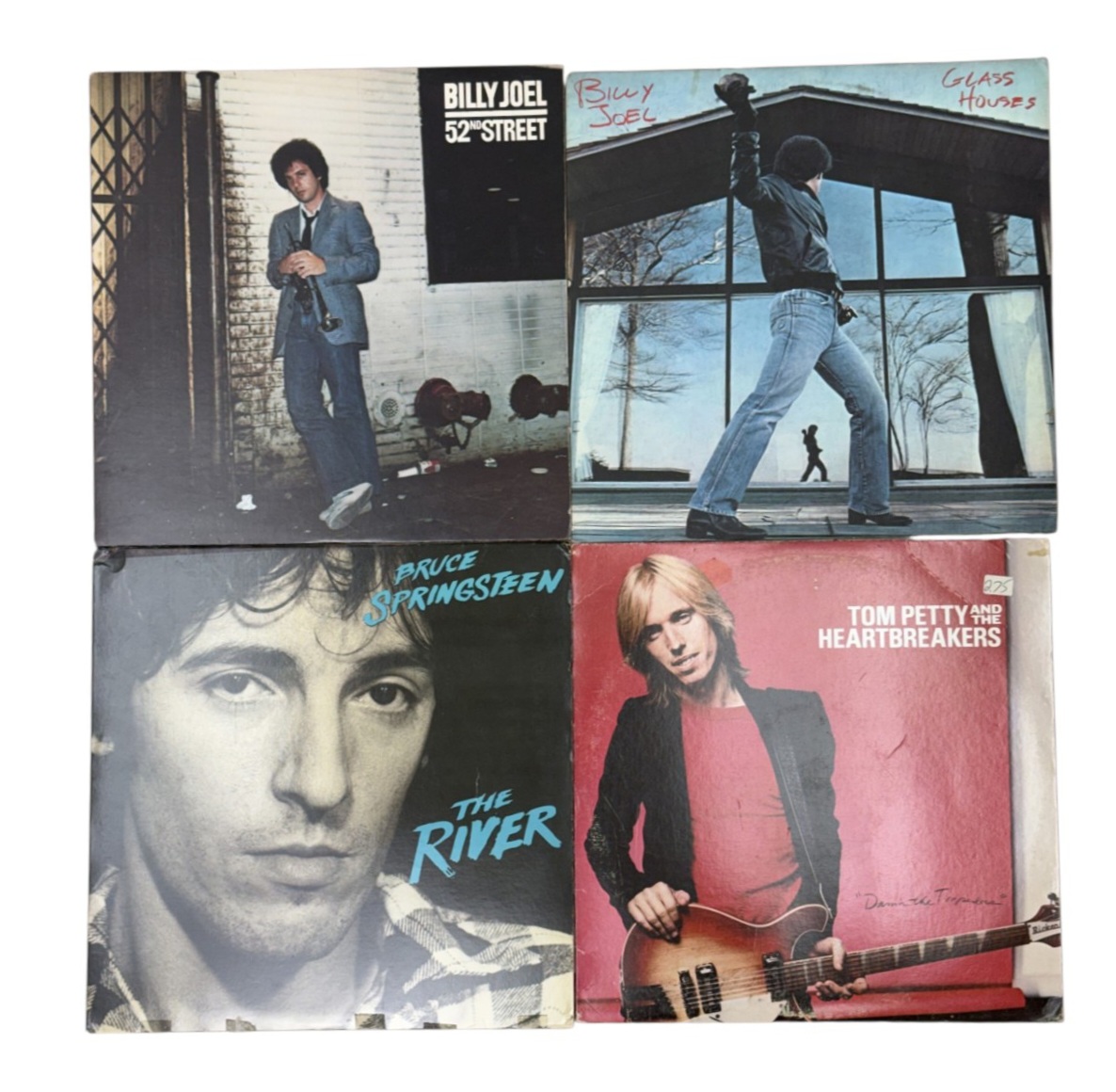 Collection of Tom Petty Bruce Springsteen & Billy Joel Vinyl LPs