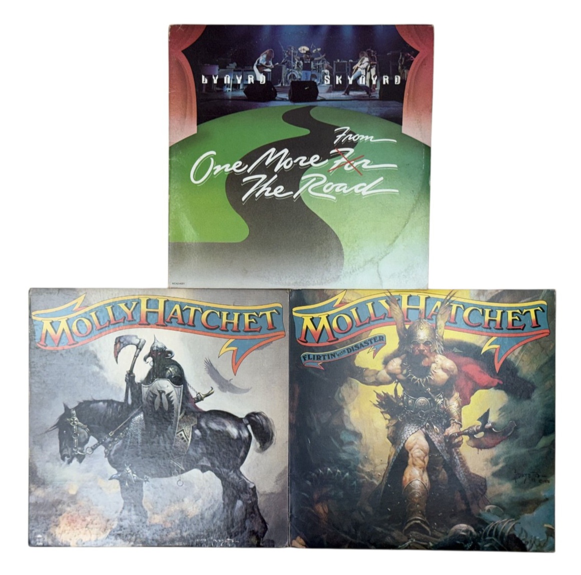 Molly Hatchet & Lynyrd Skynyrd Southern Rock Vinyl LP Collection