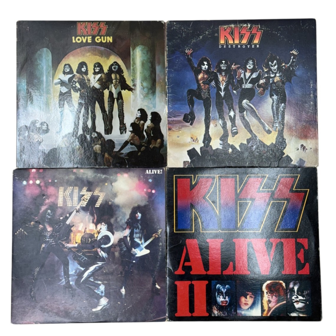 Collection of Kiss Casablanca Vinyl LP Records