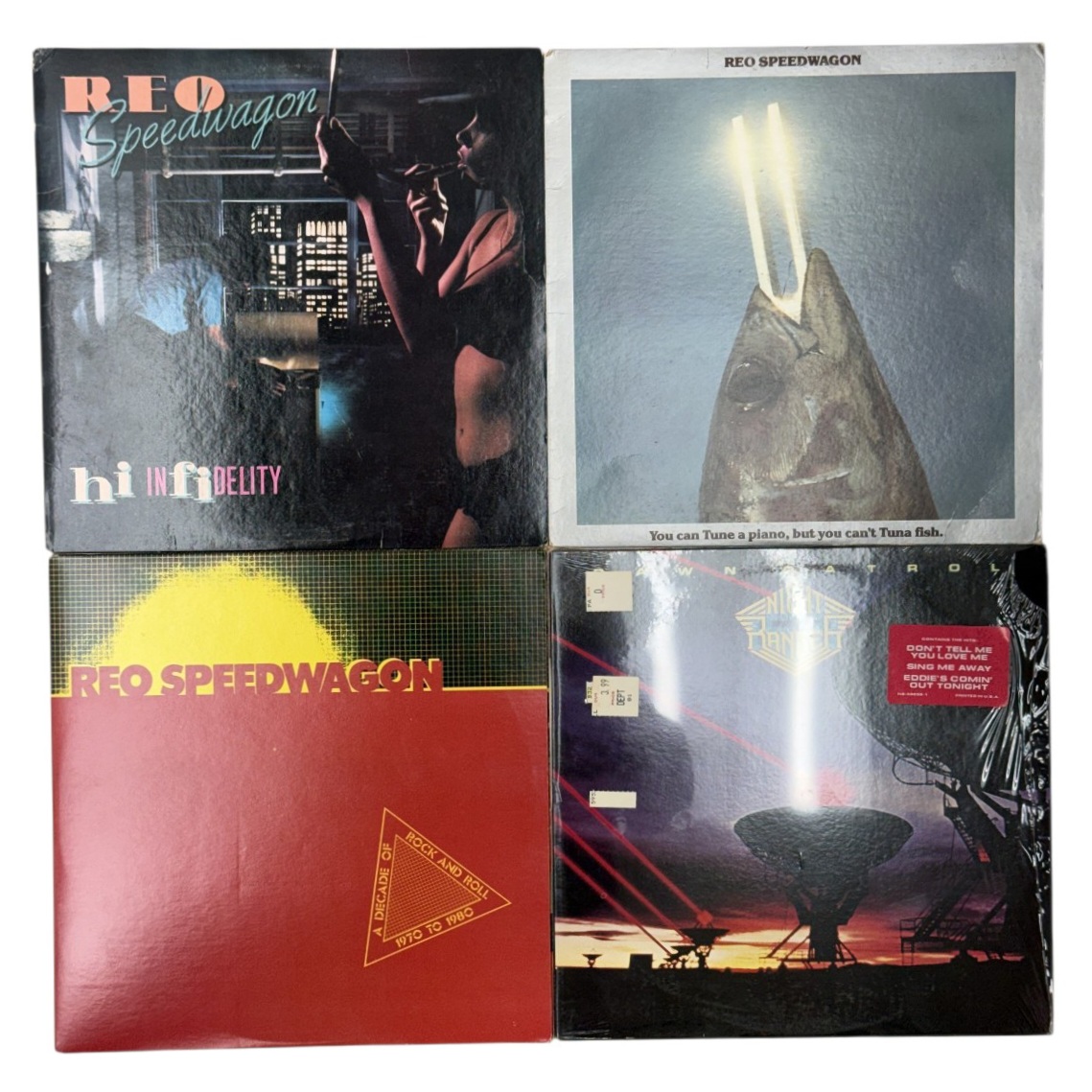 REO Speedwagon & Night Ranger Vinyl LP Collection