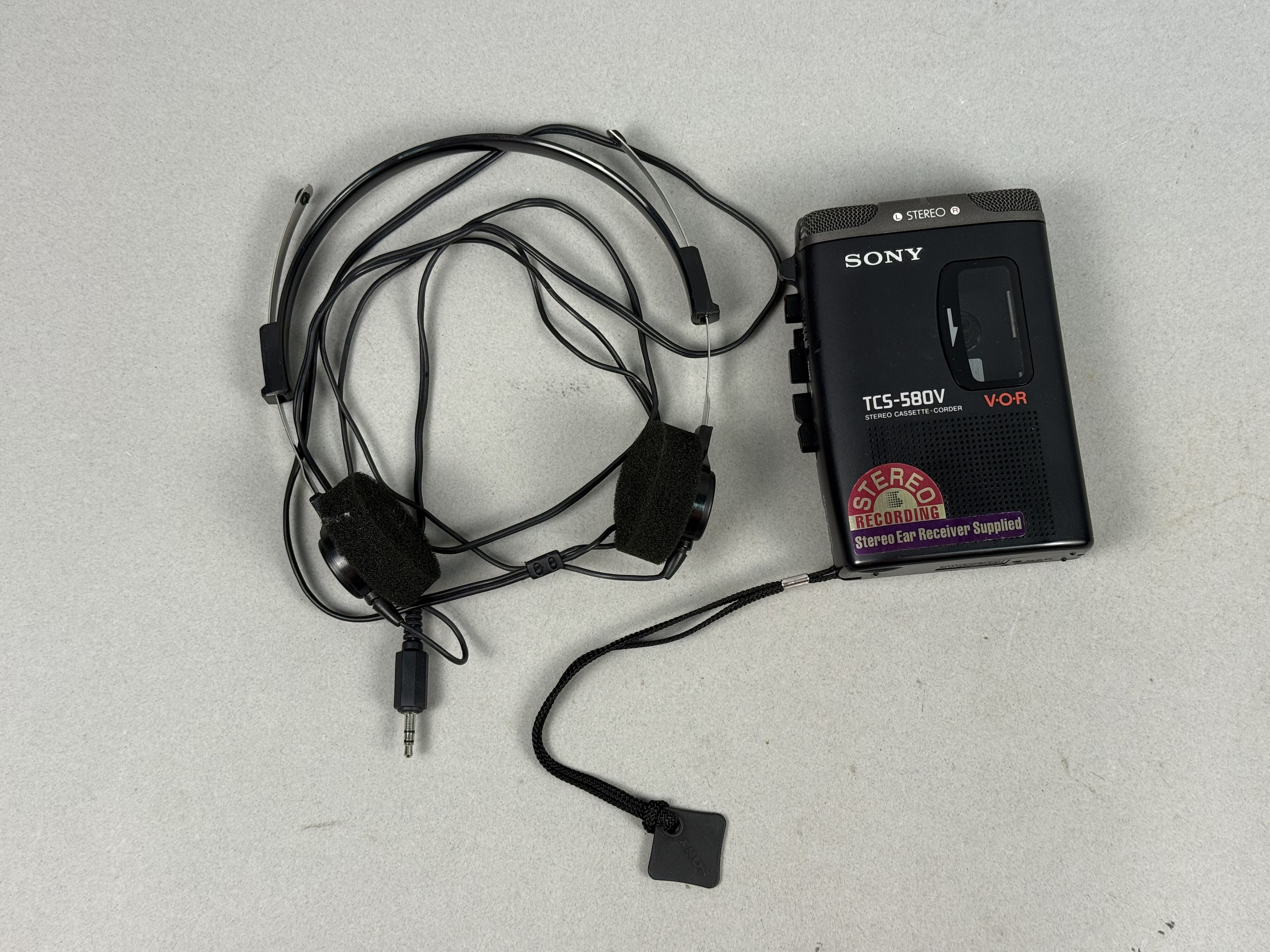Sony TCS-580V Stereo Cassette Recorder & Accessories