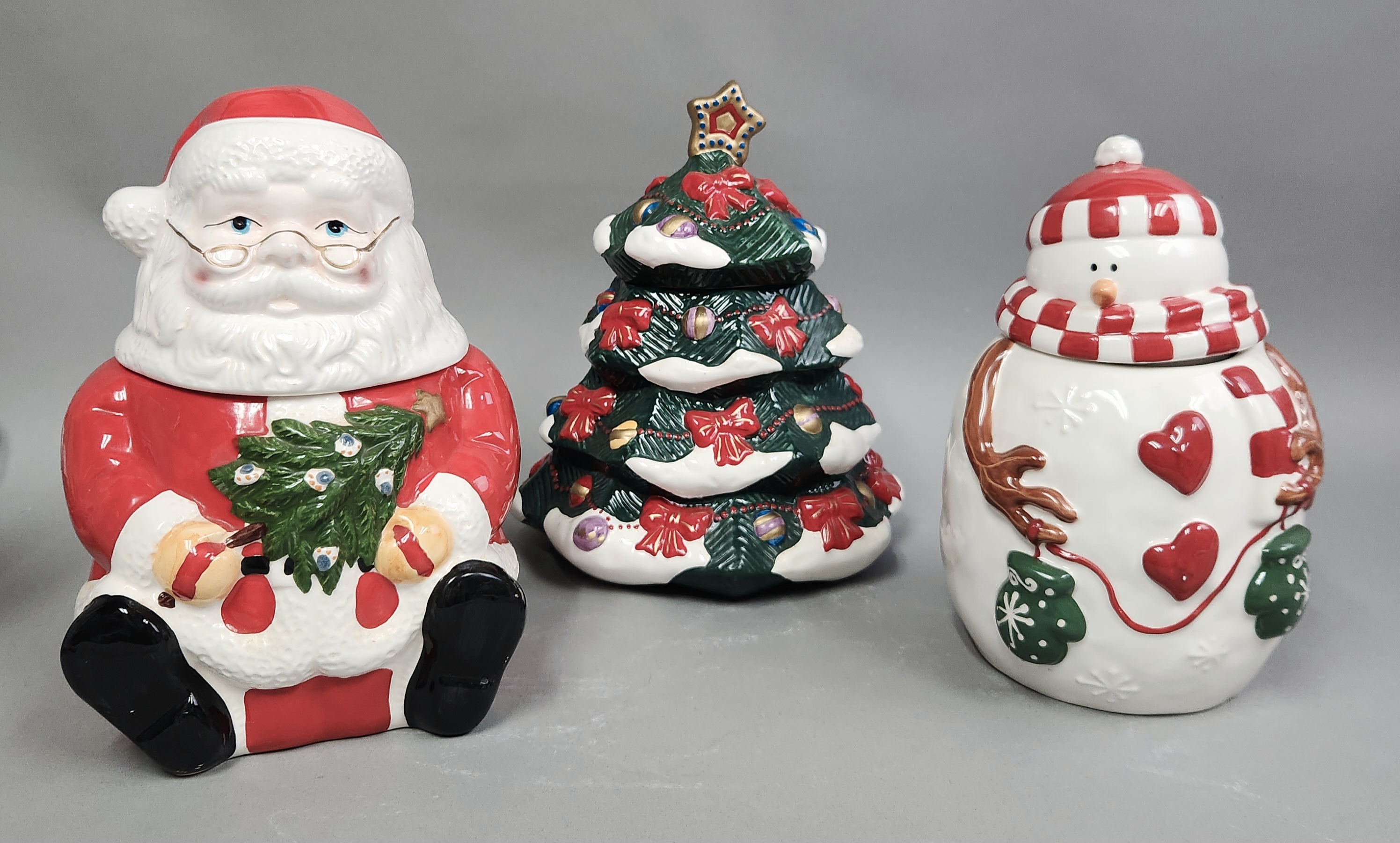 Gibson & Houston Harvest Christmas Cookie Jars