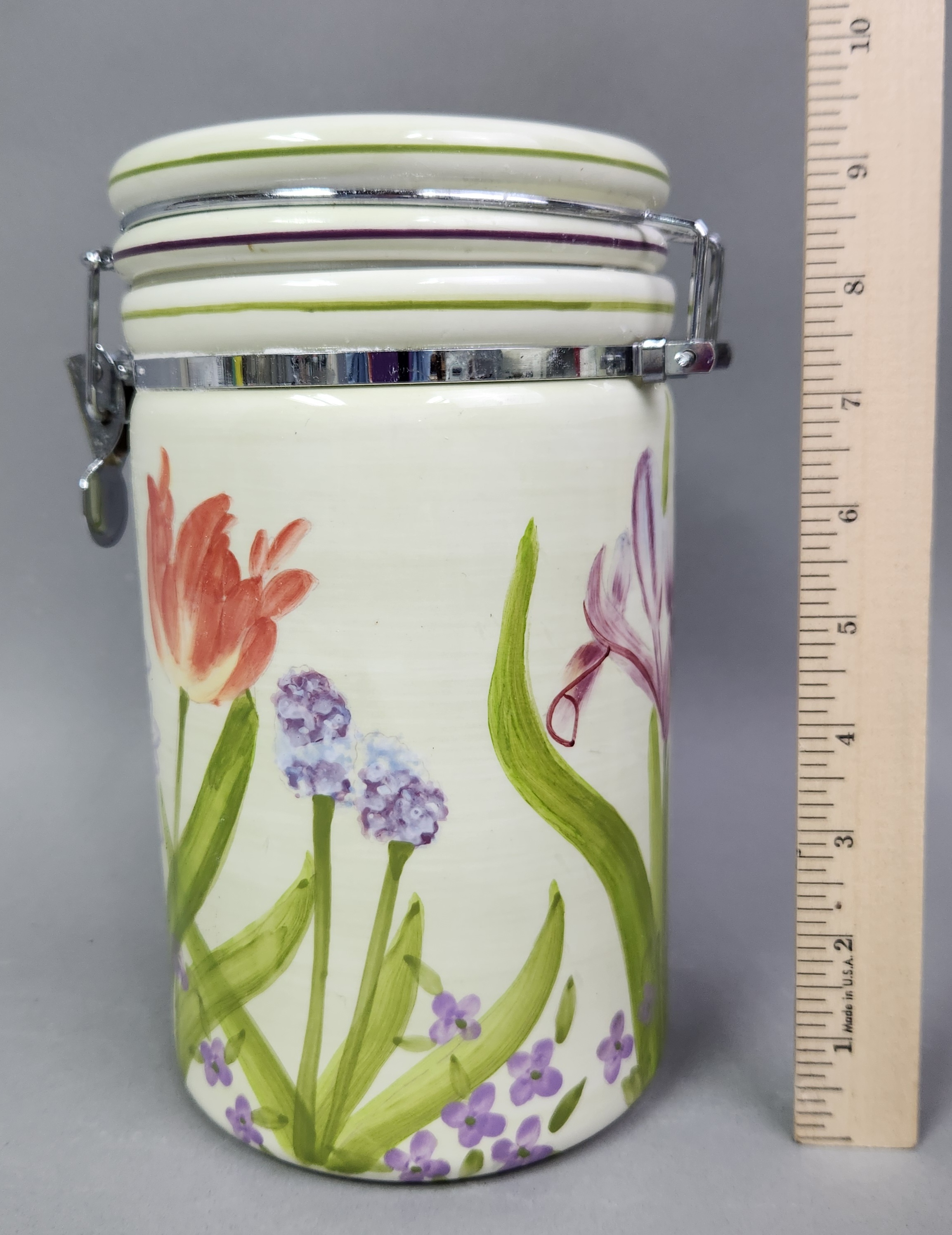 Spring Garden Ceramic Canister Set