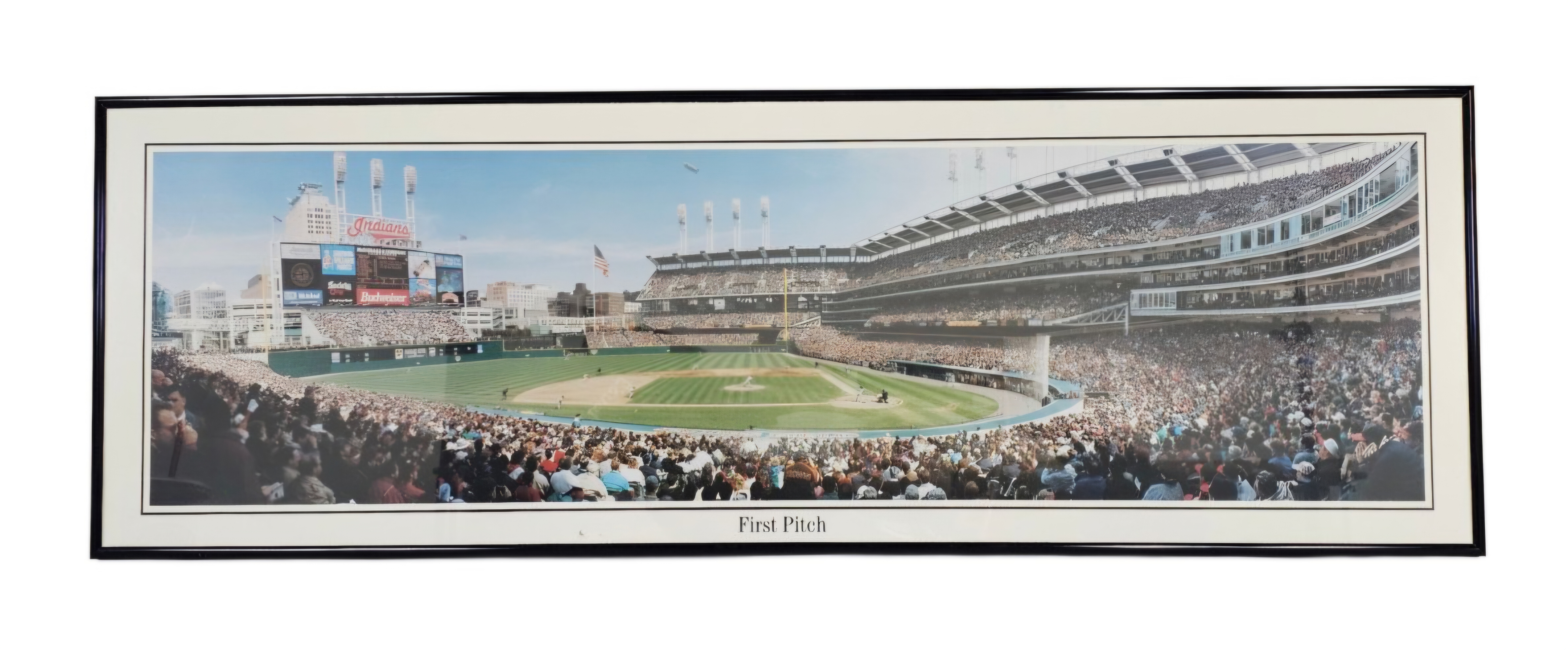 Jacobs Field First Pitch Photograph