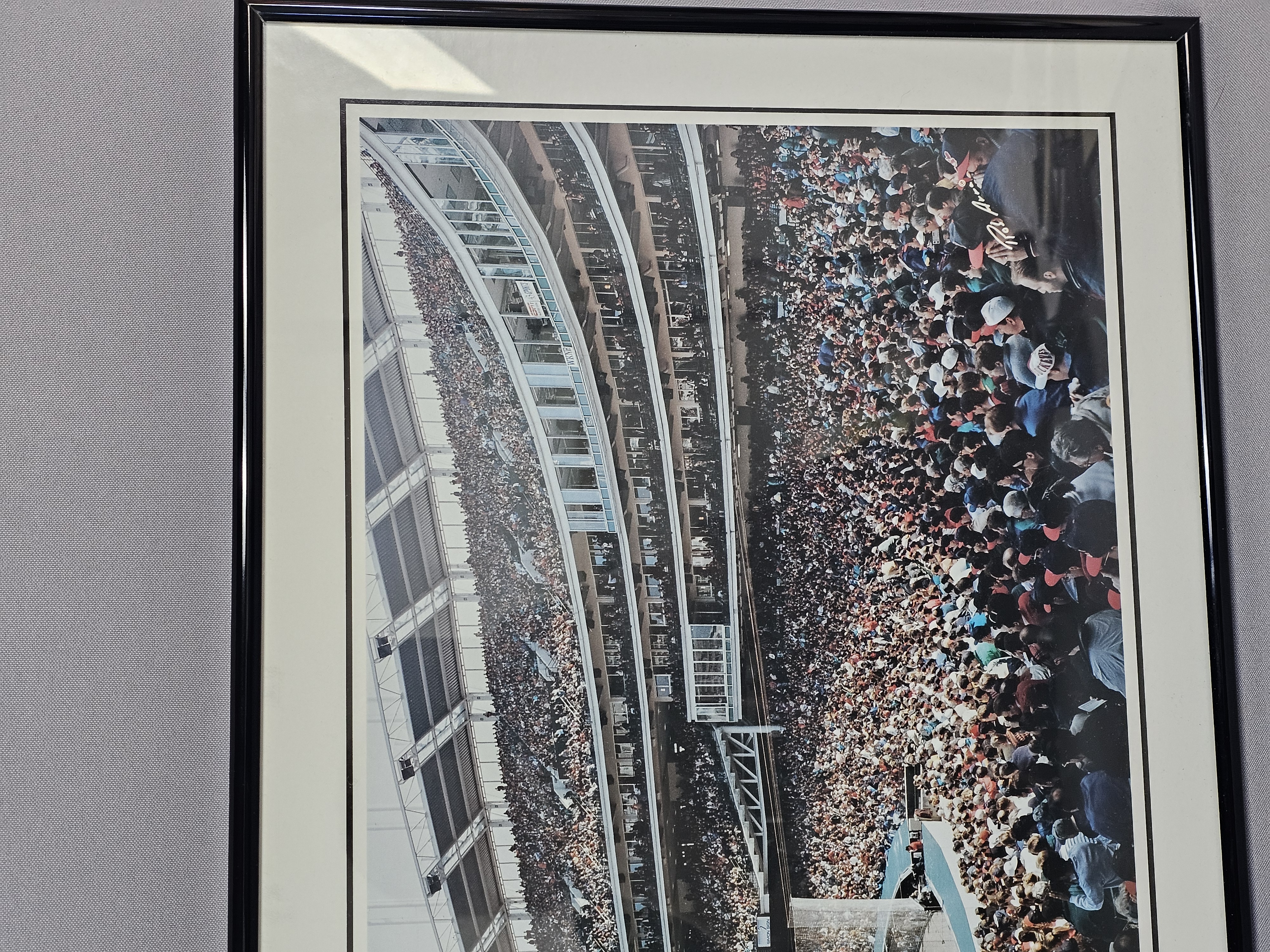Jacobs Field First Pitch Photograph
