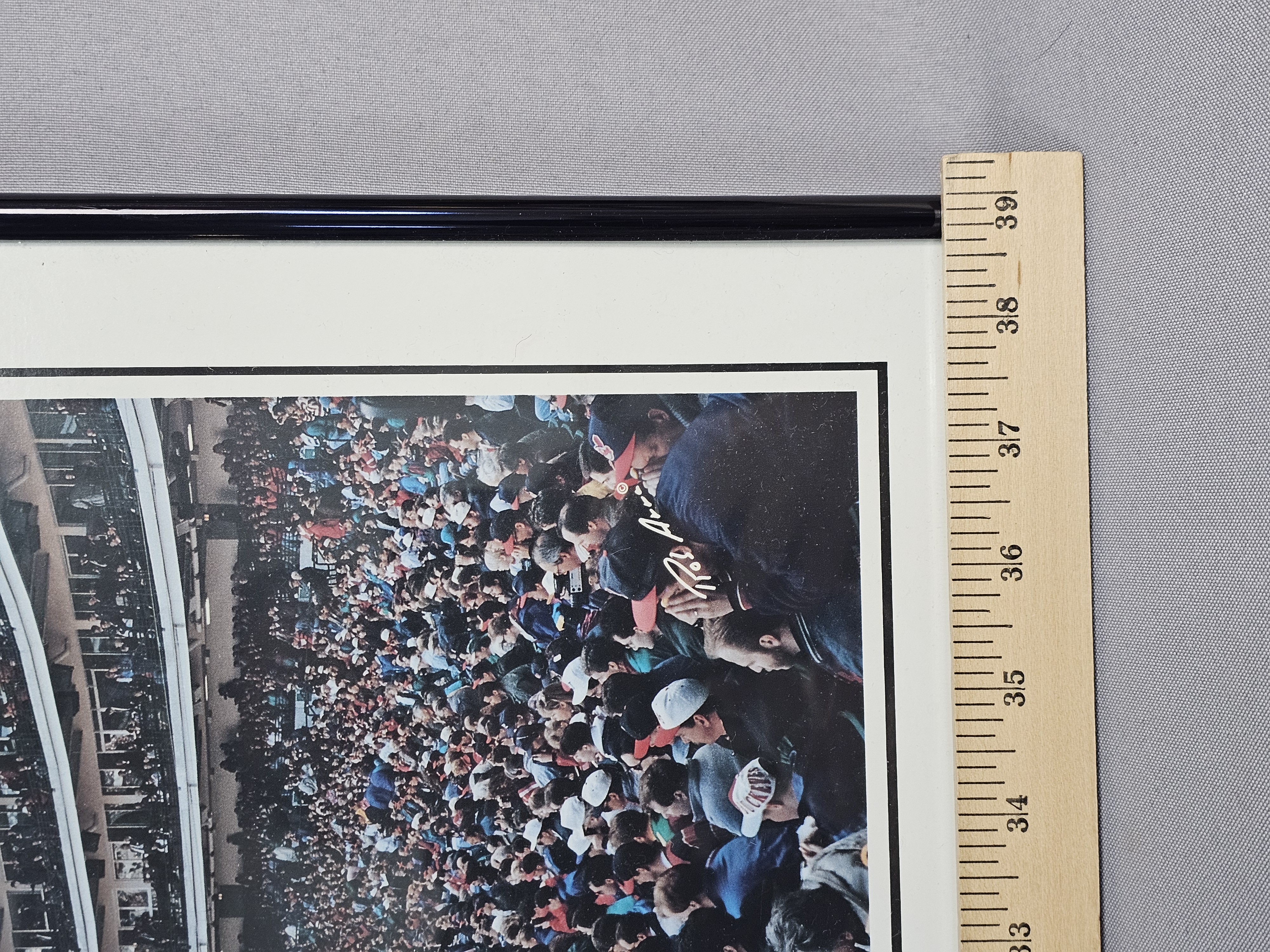 Jacobs Field First Pitch Photograph