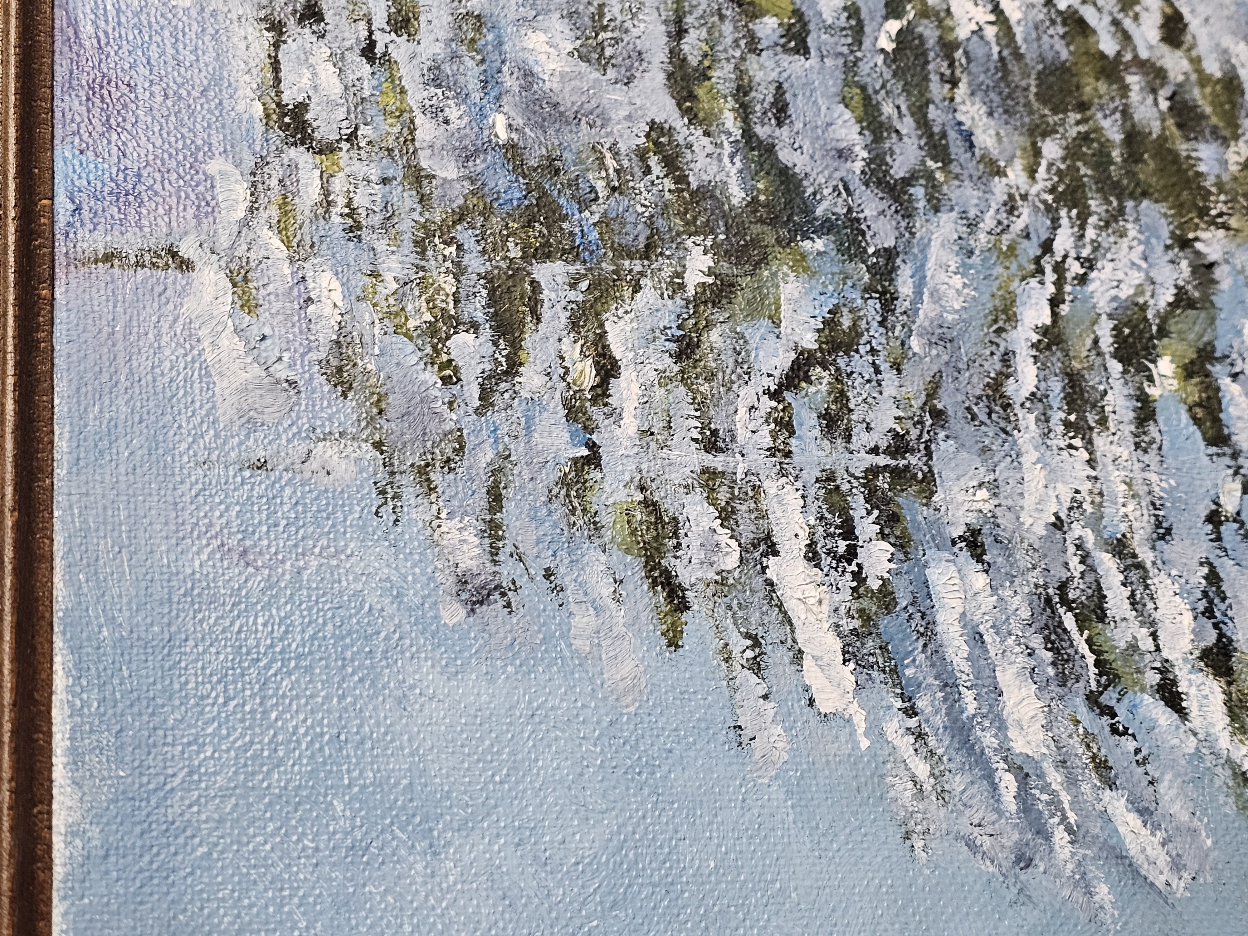 B. Ballard Winter Landscape Oil