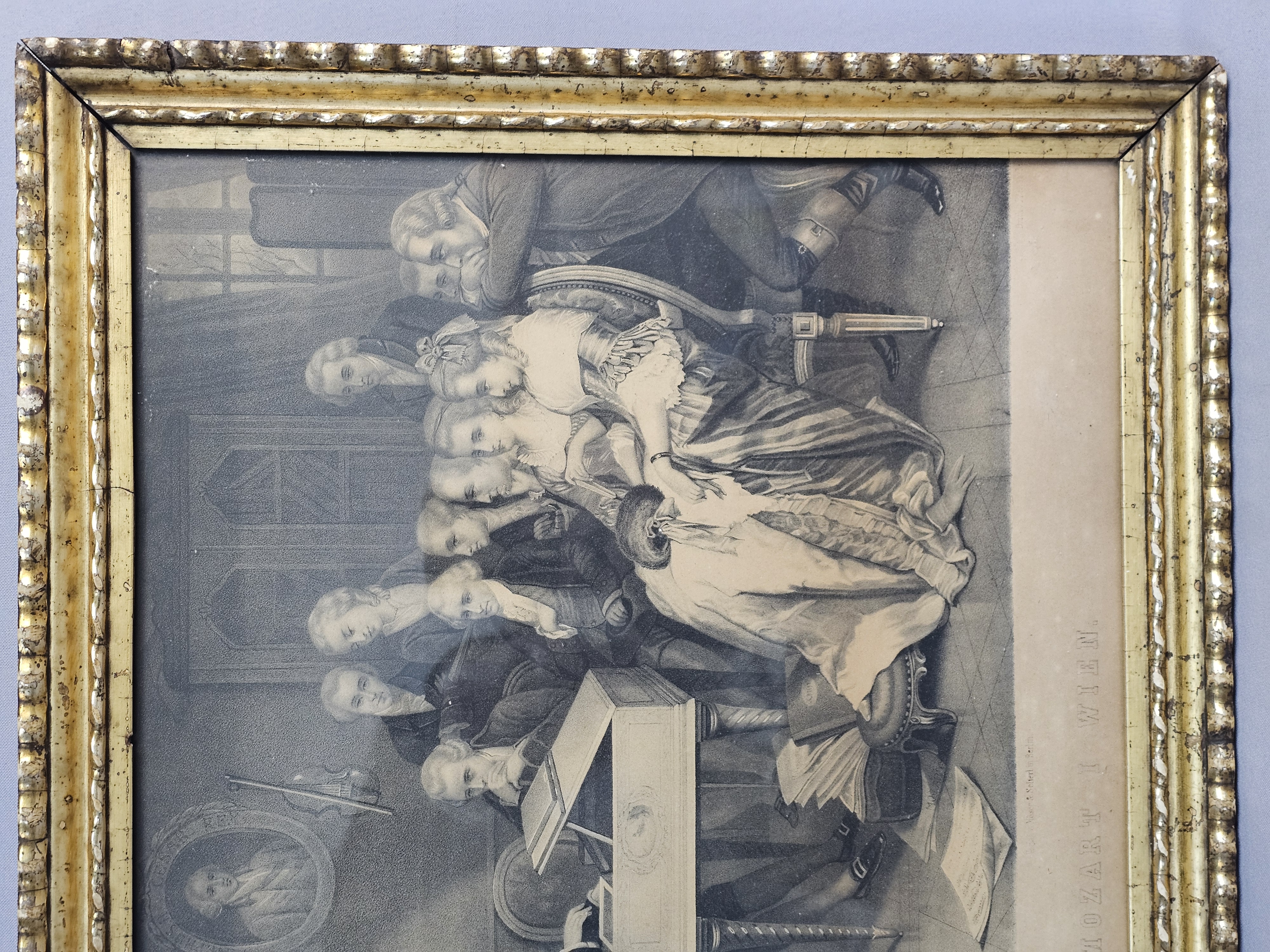 Mozart I Wien Framed Lithograph