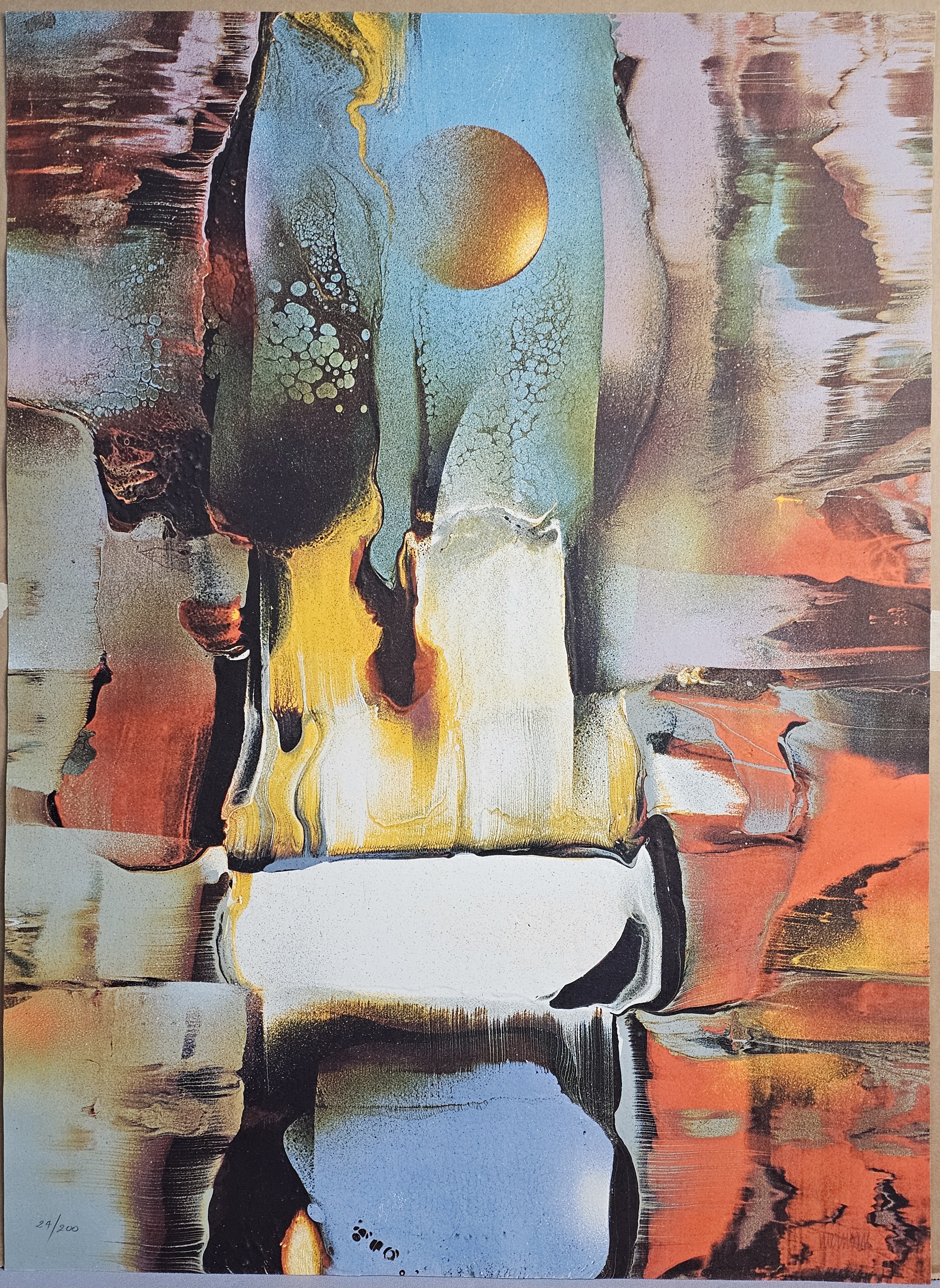 Nierman Signed Abstract Numbered Serigraph