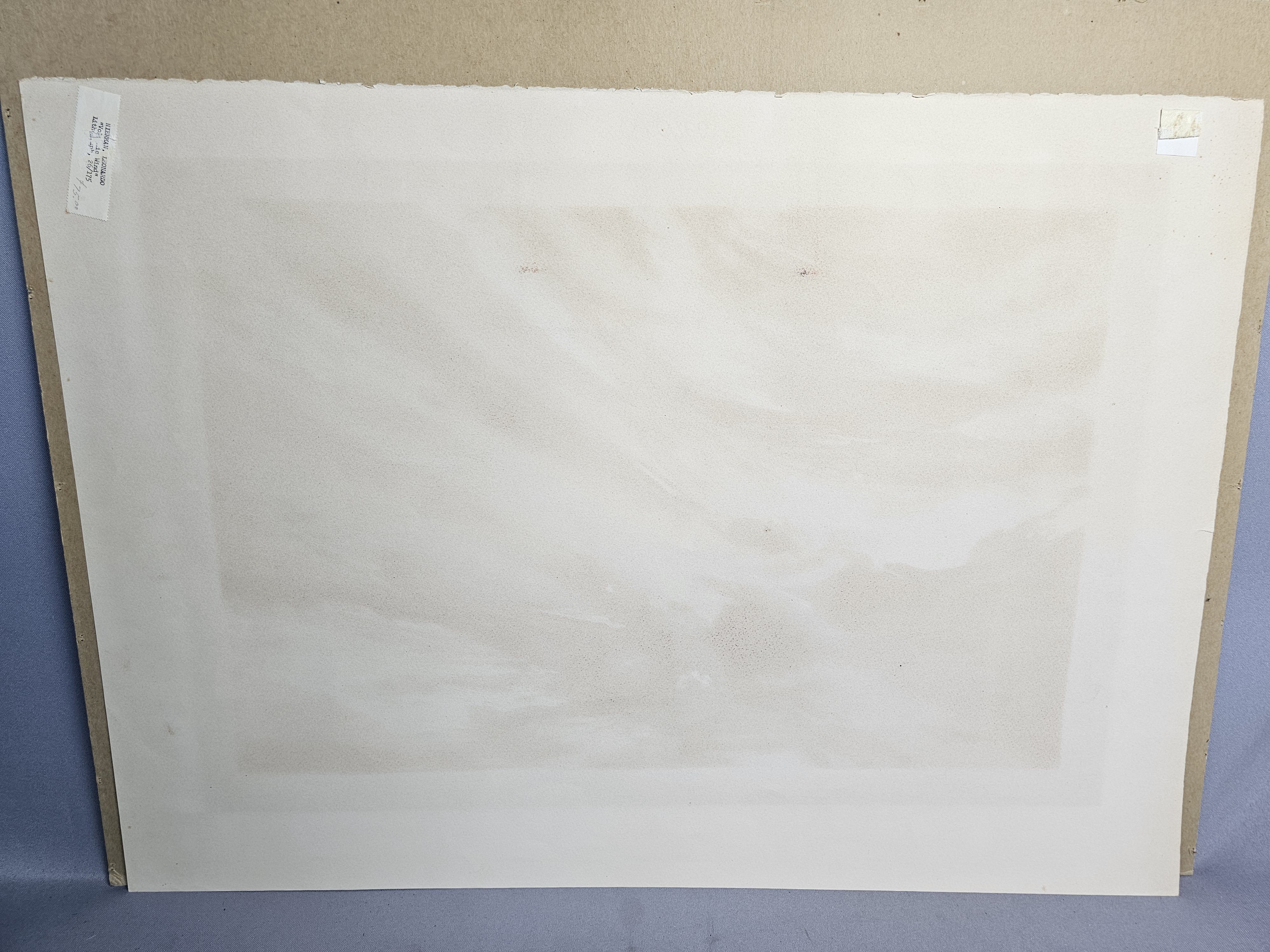 Leonardo Nierman Volcanic Wind Lithograph