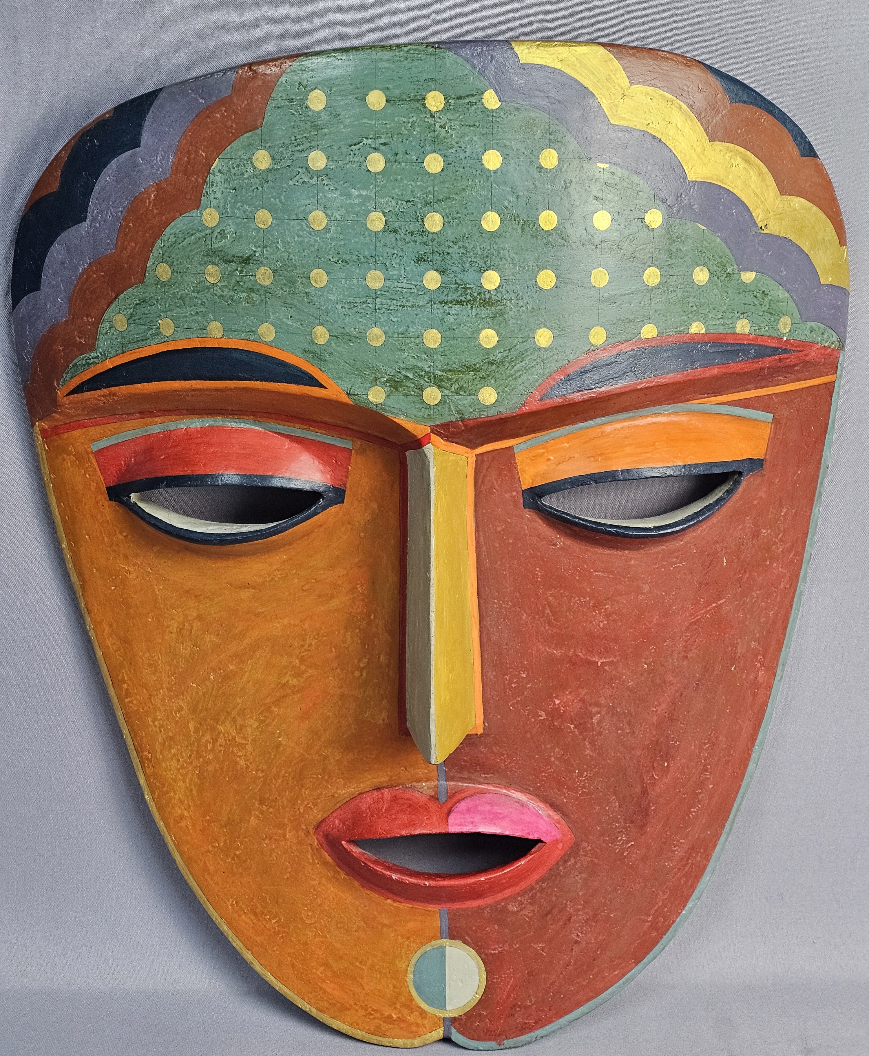 Jagdish Large Mixed Media Mask