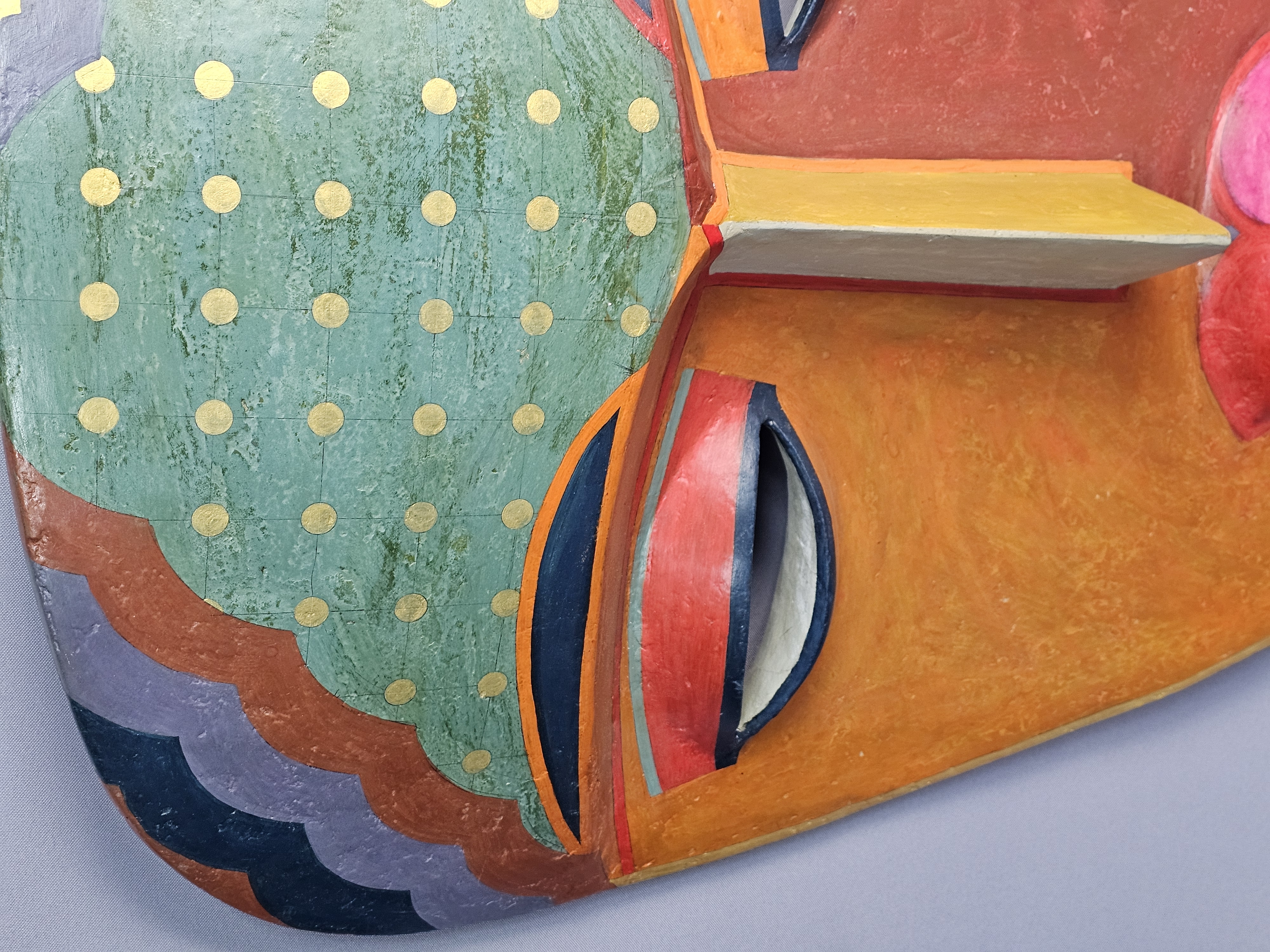Jagdish Large Mixed Media Mask