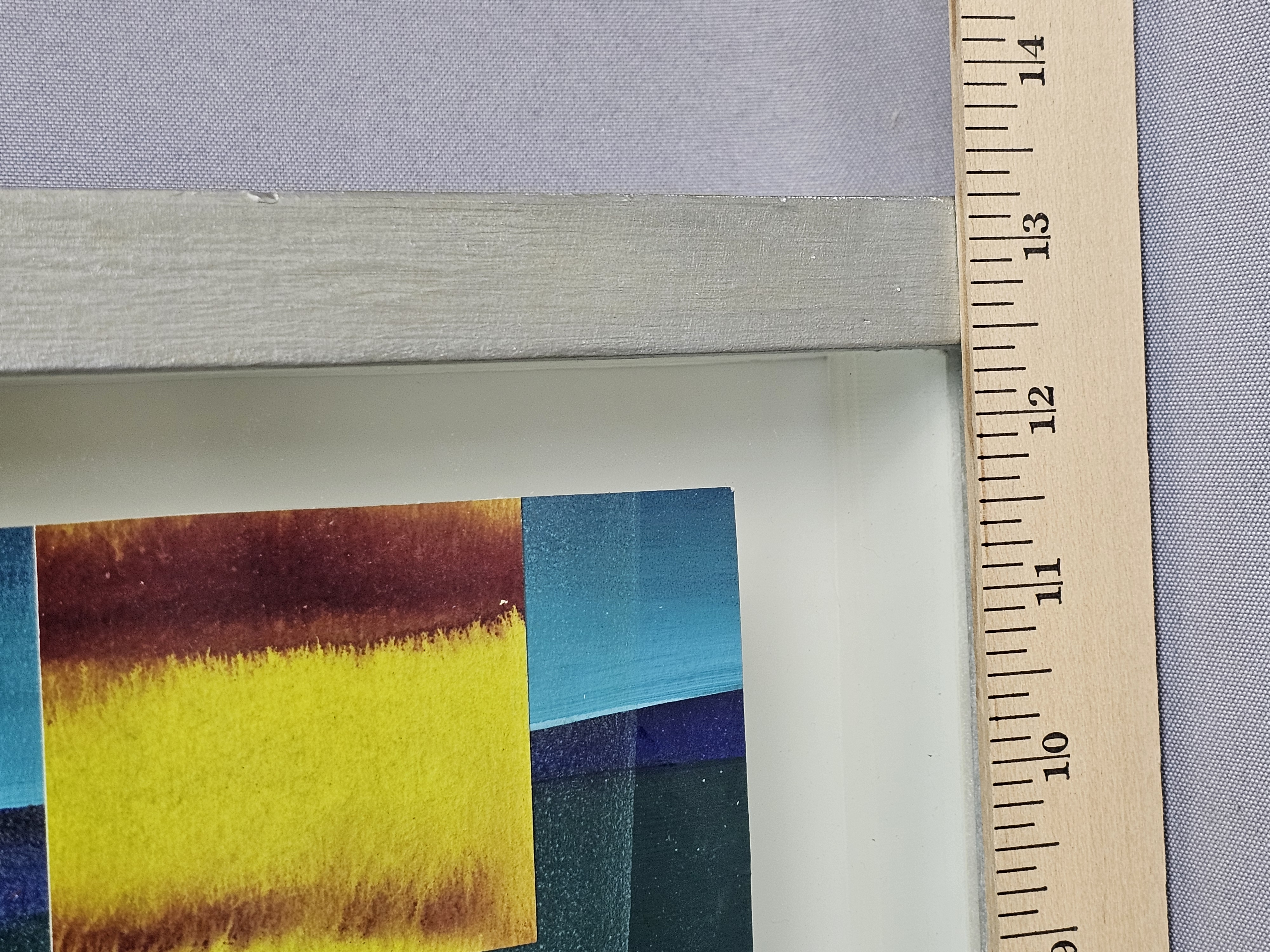 Geometric Mixed Media Abstract Collage