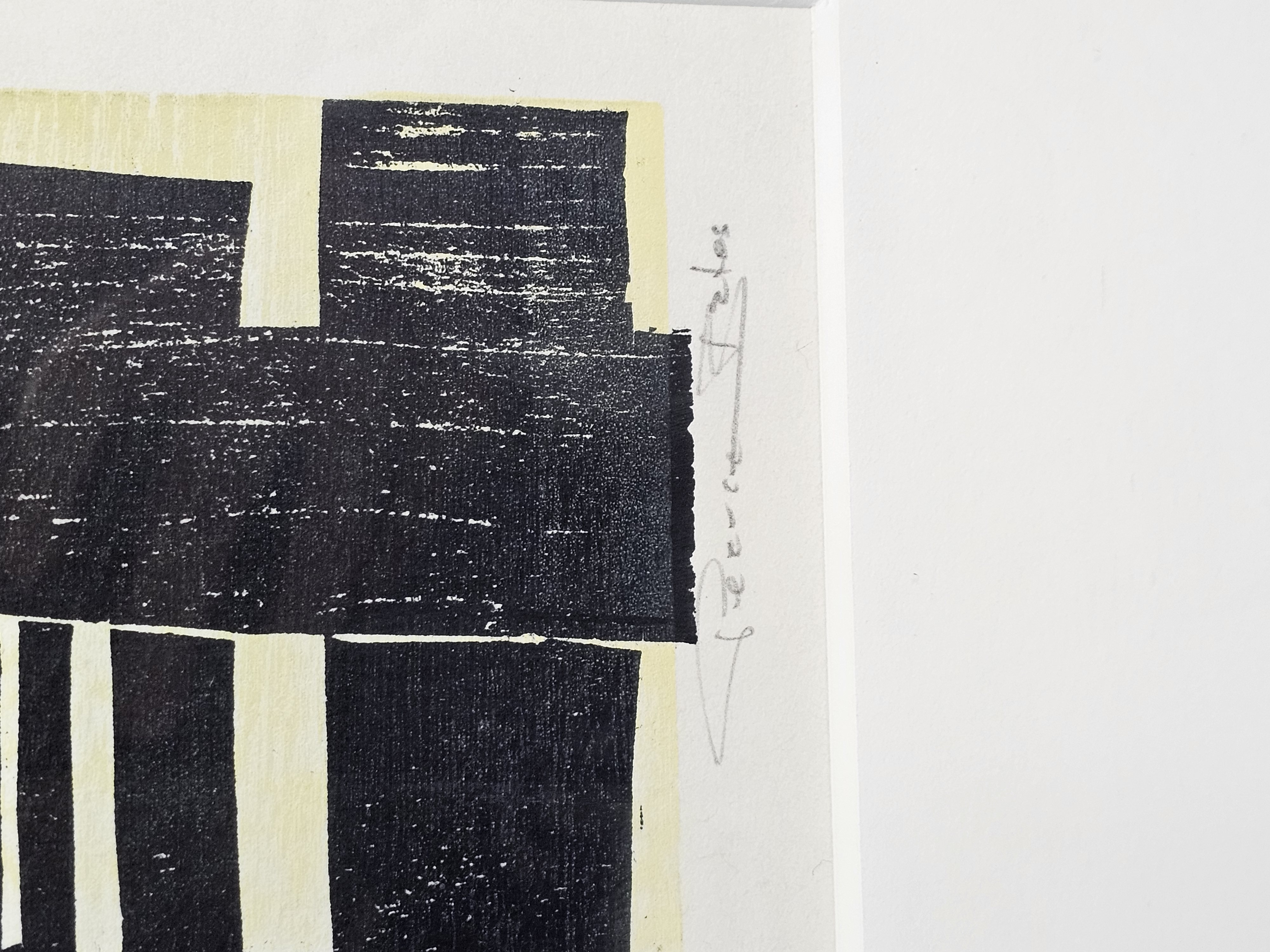 Pearce Bates Signed Woodcut Ebb Tide