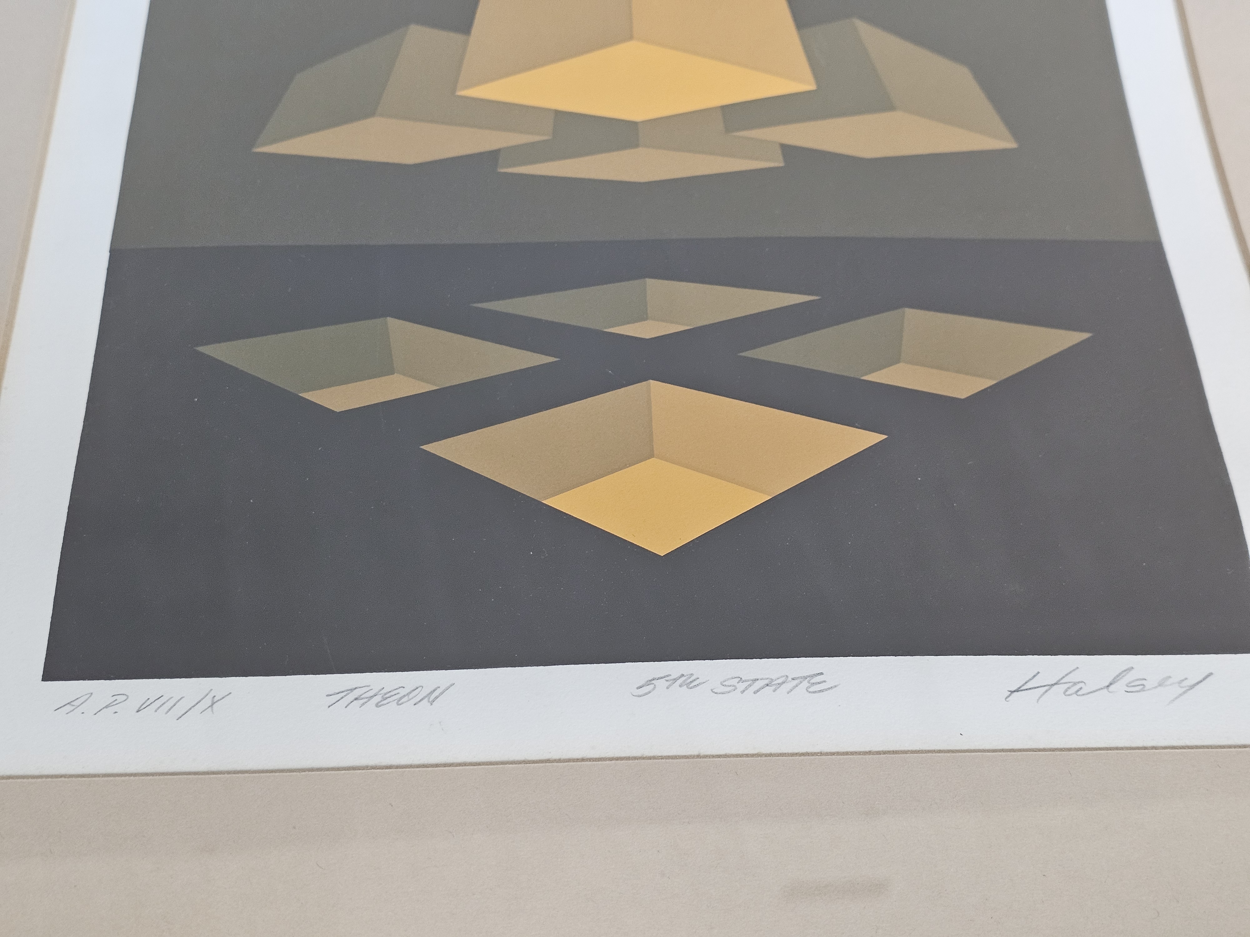 Brian Halsey Signed Triptych Serigraphs